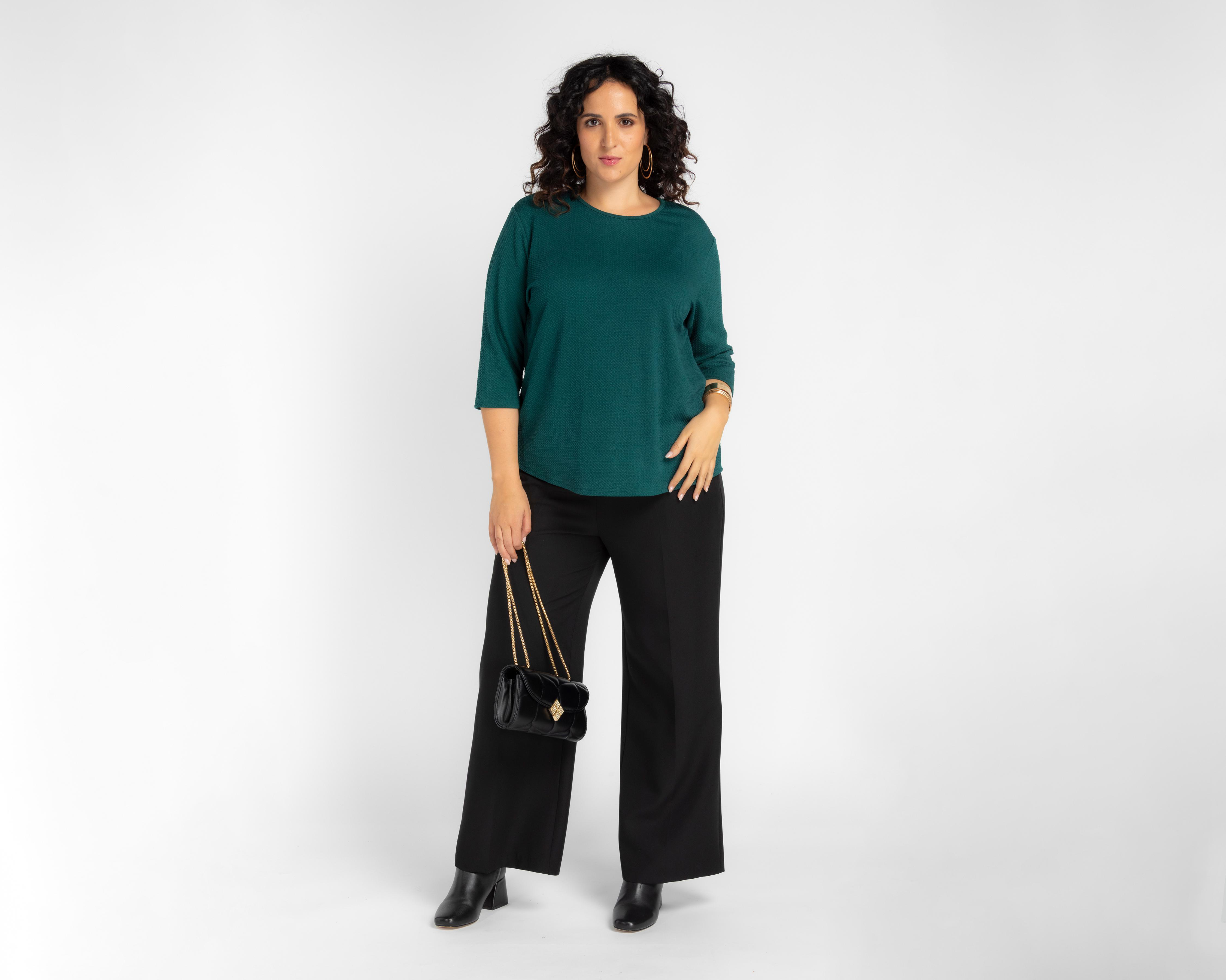 Foto 2 | Blusa Lady Sun Verde para Mujer
