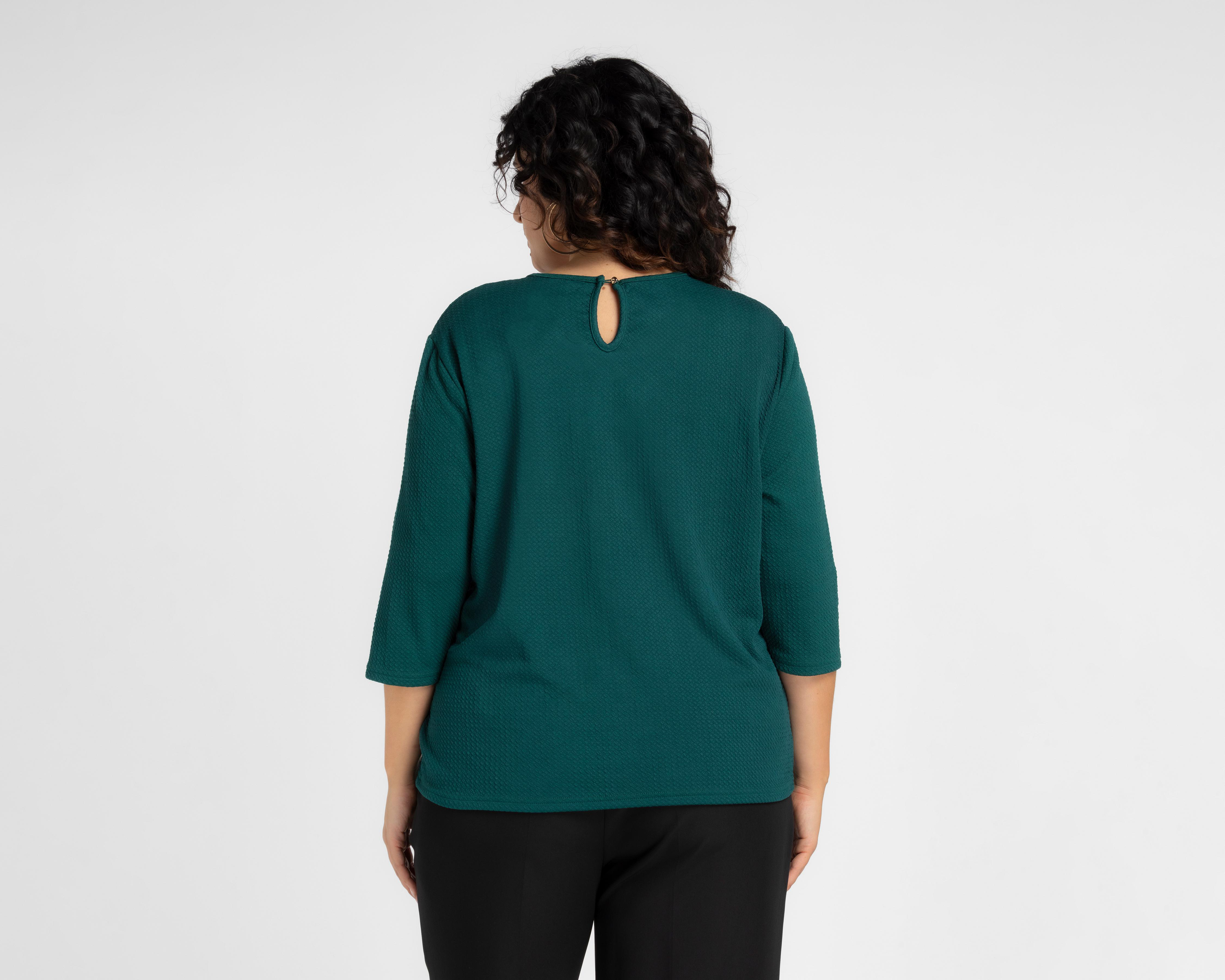 Foto 4 pulgar | Blusa Lady Sun Verde para Mujer