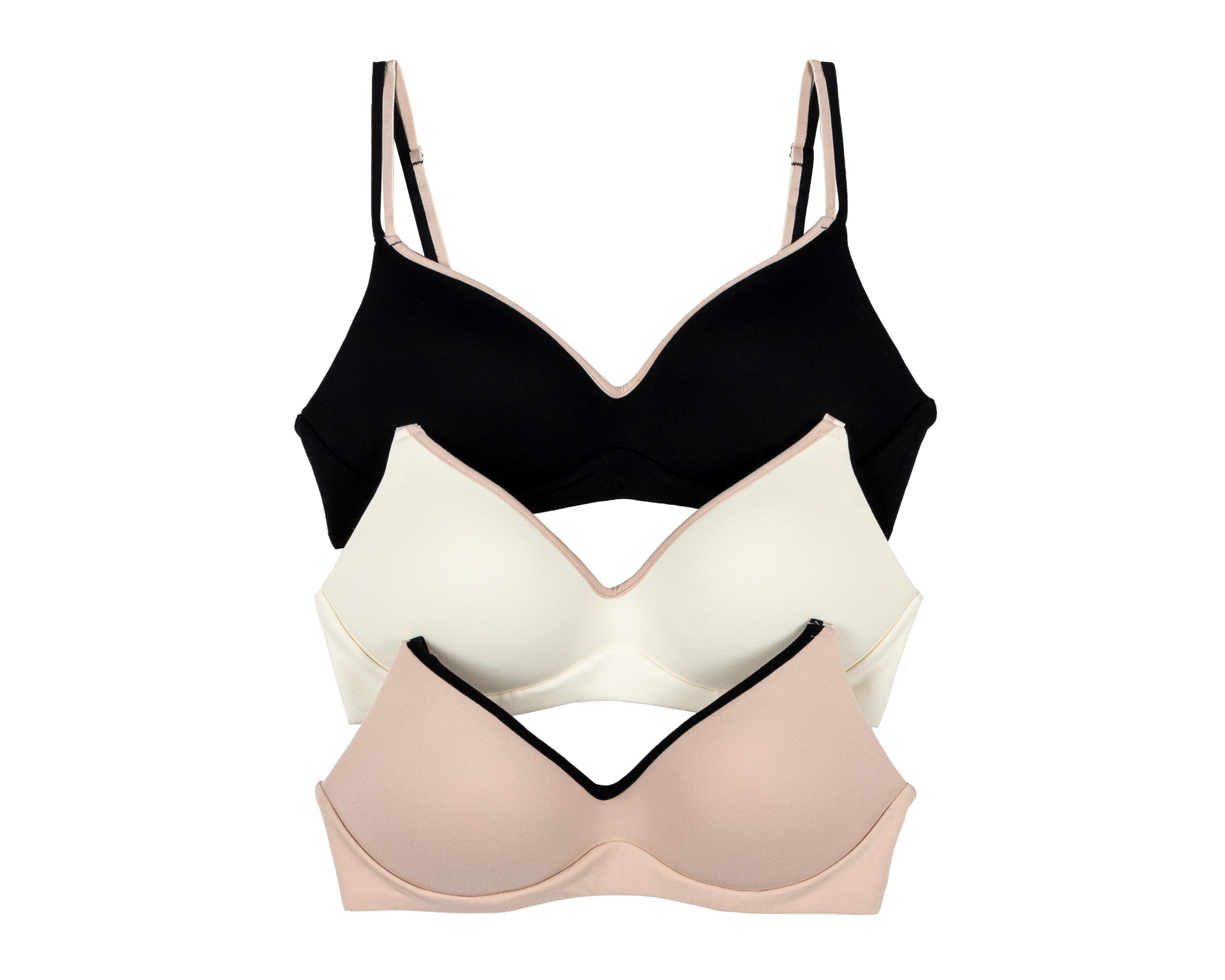 Foto 1 | Brasier Seamless Beauty Secret Media Copa 3 Piezas