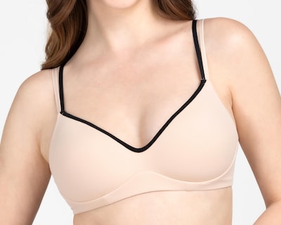 Foto 4 | Brasier Seamless Beauty Secret Media Copa 3 Piezas