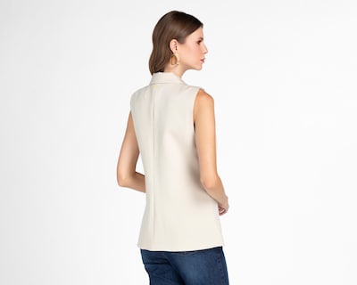 Foto 3 | Chaleco Beige Jennifer Lopez para Mujer