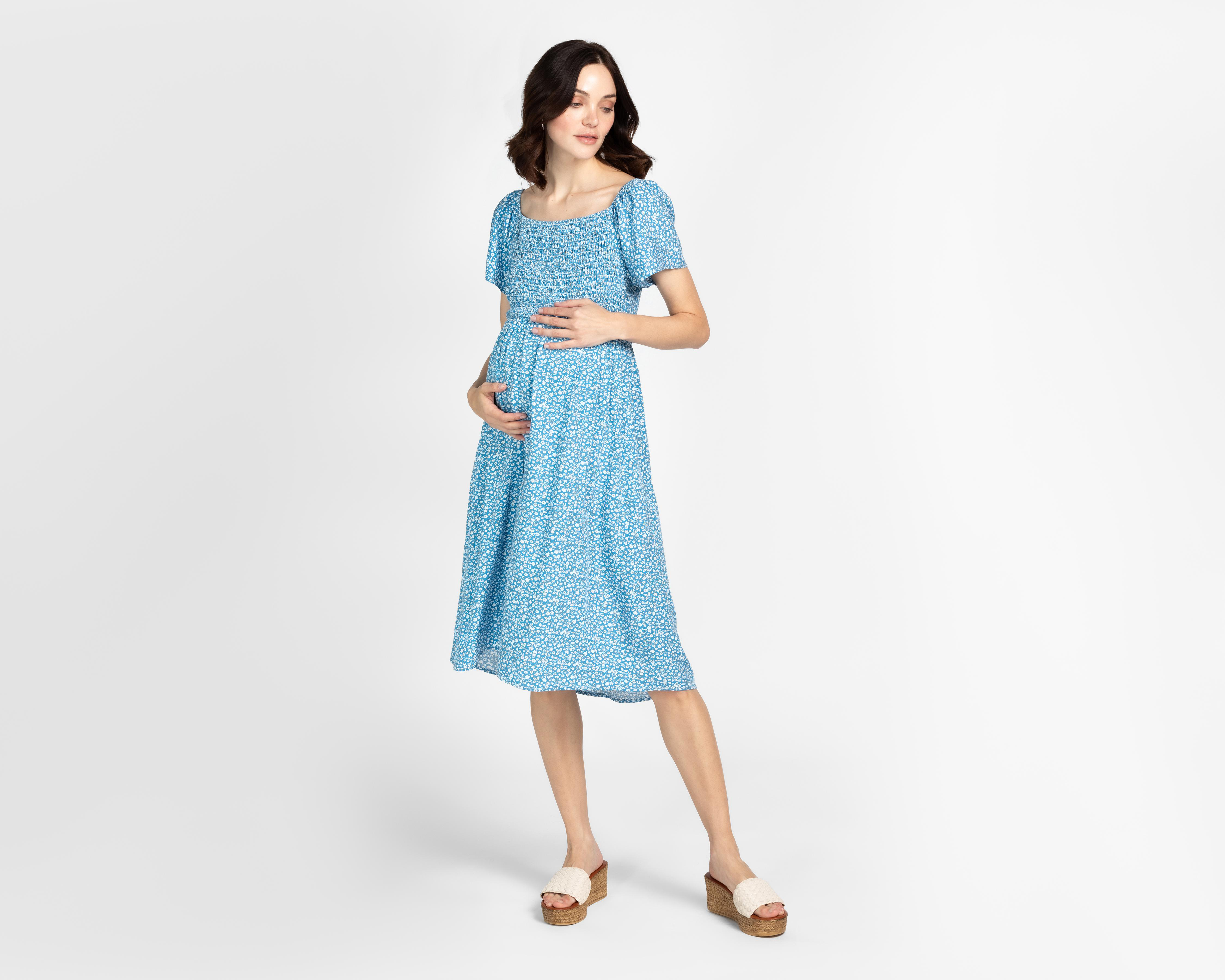 Vestido de Maternidad Mamá Bella Manga Corta