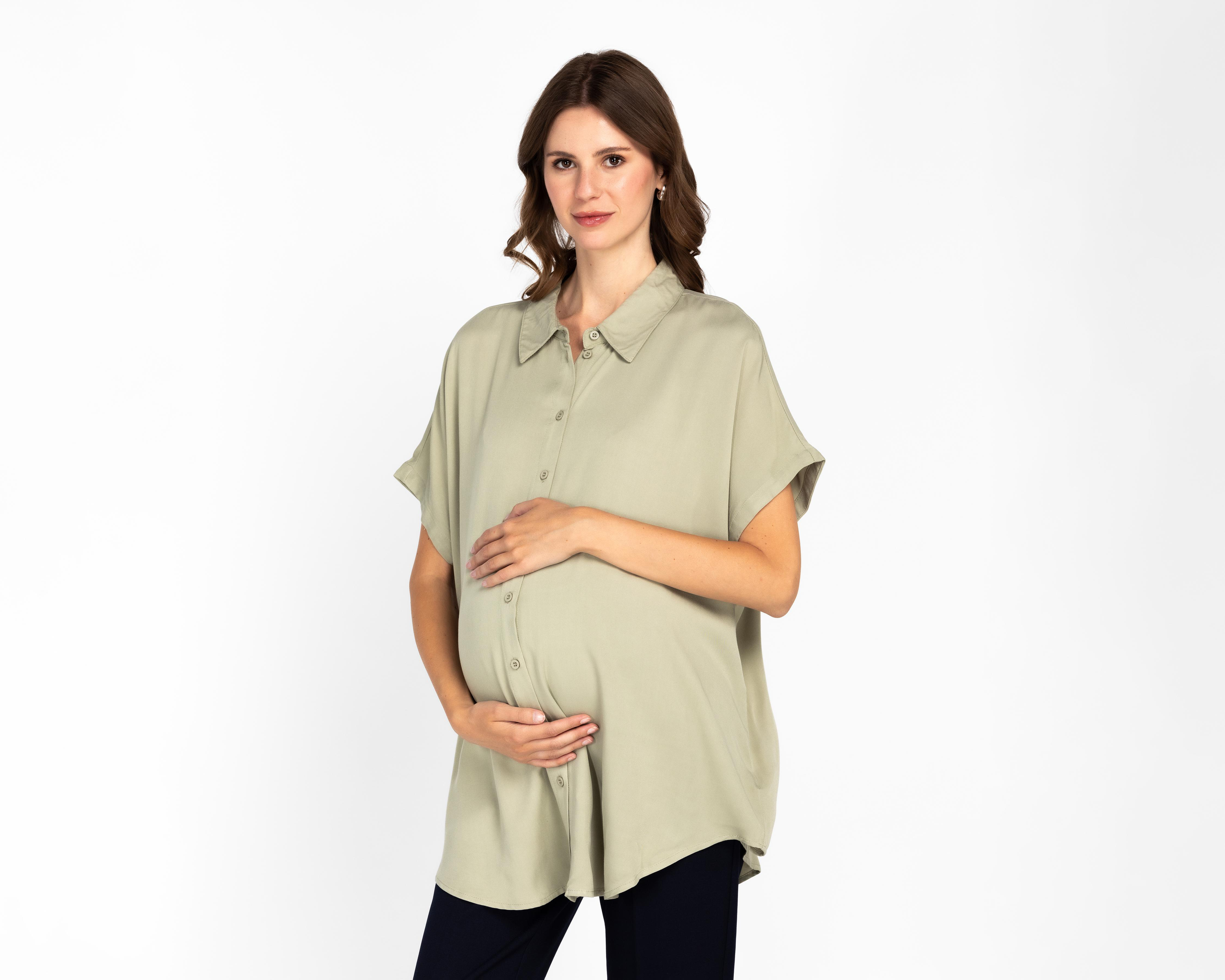 Foto 2 pulgar | Blusa de Maternidad Mamá Bella con Botones