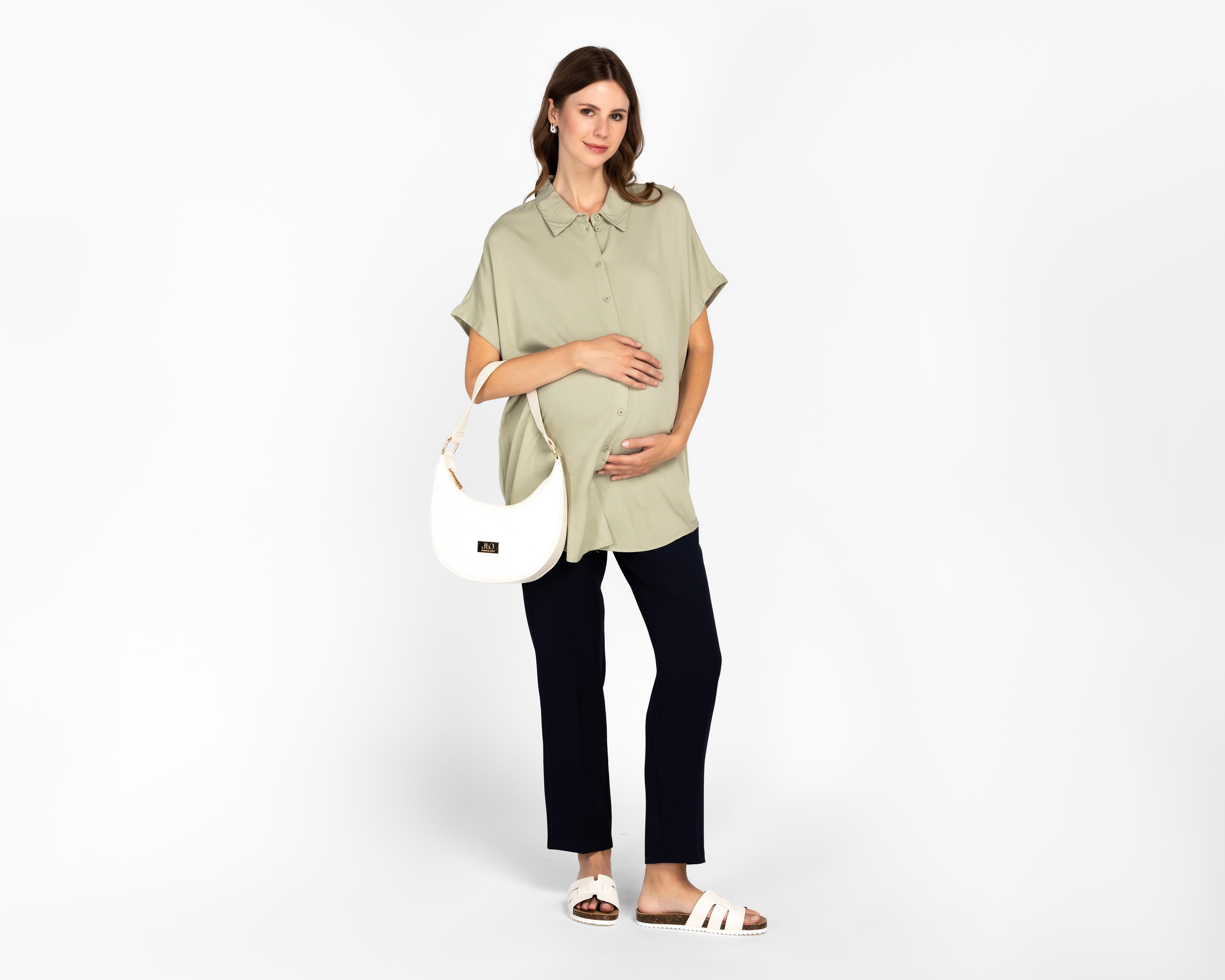 Foto 3 pulgar | Blusa de Maternidad Mamá Bella con Botones