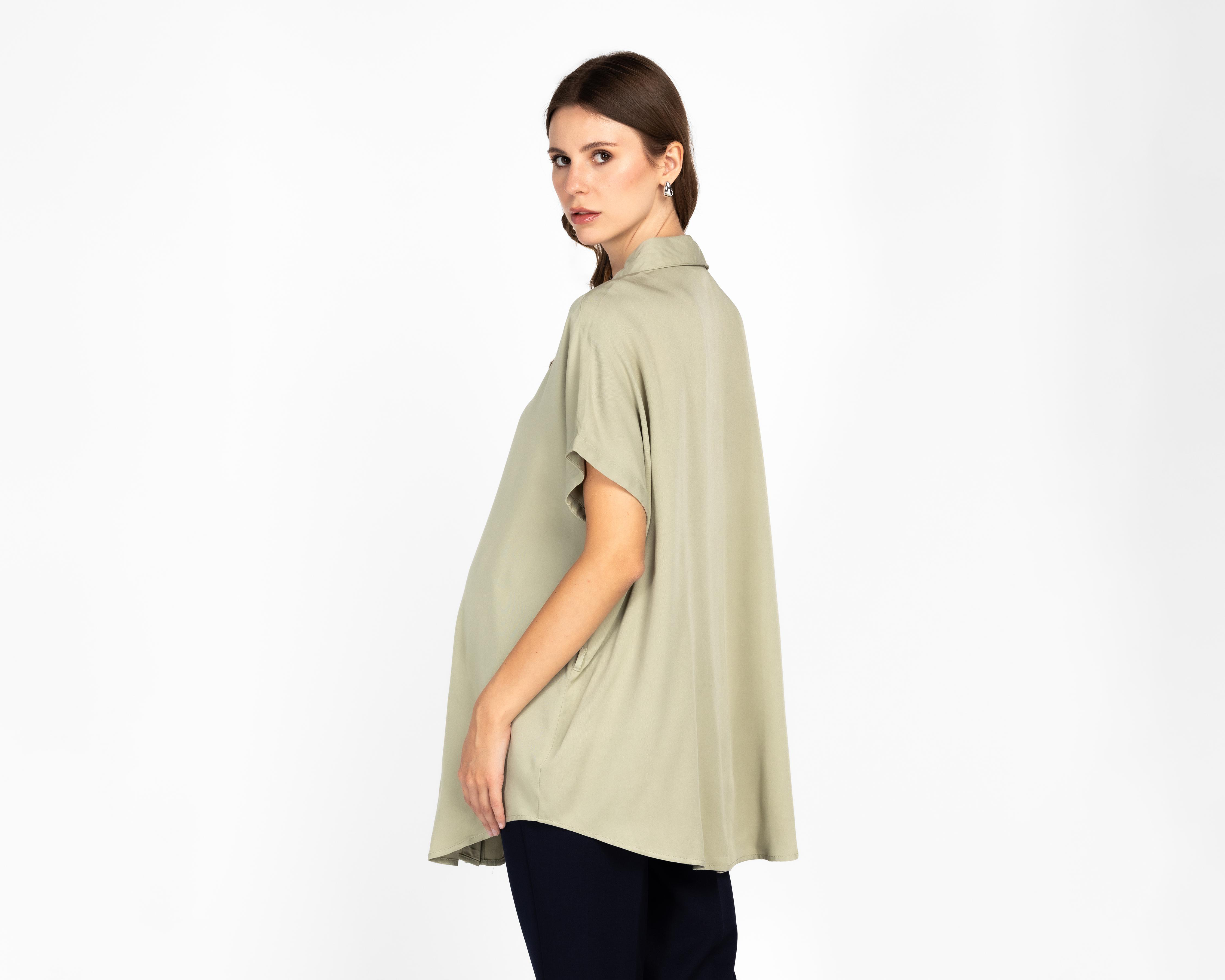 Foto 4 pulgar | Blusa de Maternidad Mamá Bella con Botones