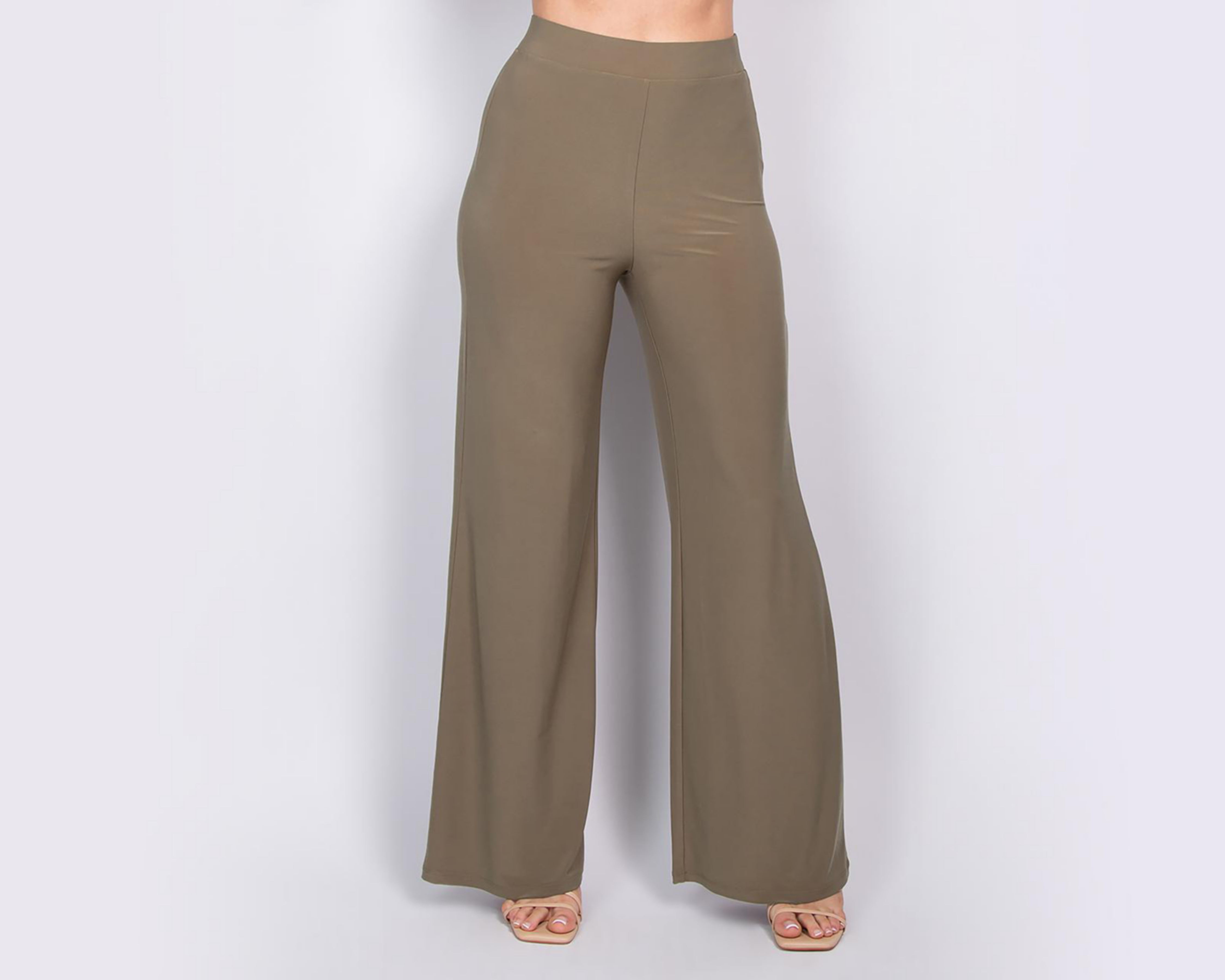 Foto 2 pulgar | Pantalón de Vestir Strona Verde Olivo para Mujer