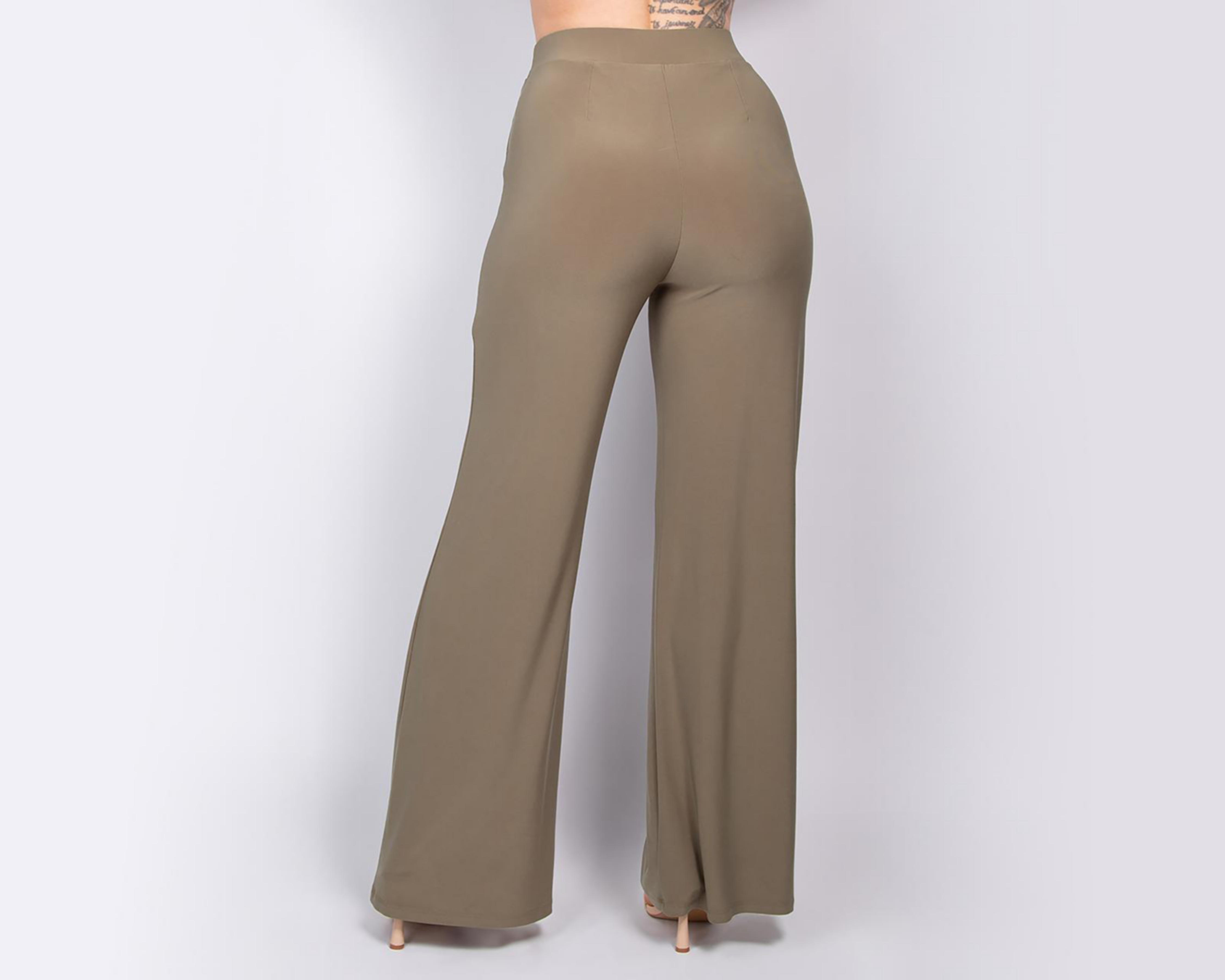 Foto 4 pulgar | Pantalón de Vestir Strona Verde Olivo para Mujer