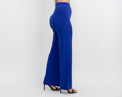 Foto 2 | Pantalón de Vestir Strona Azul para Mujer