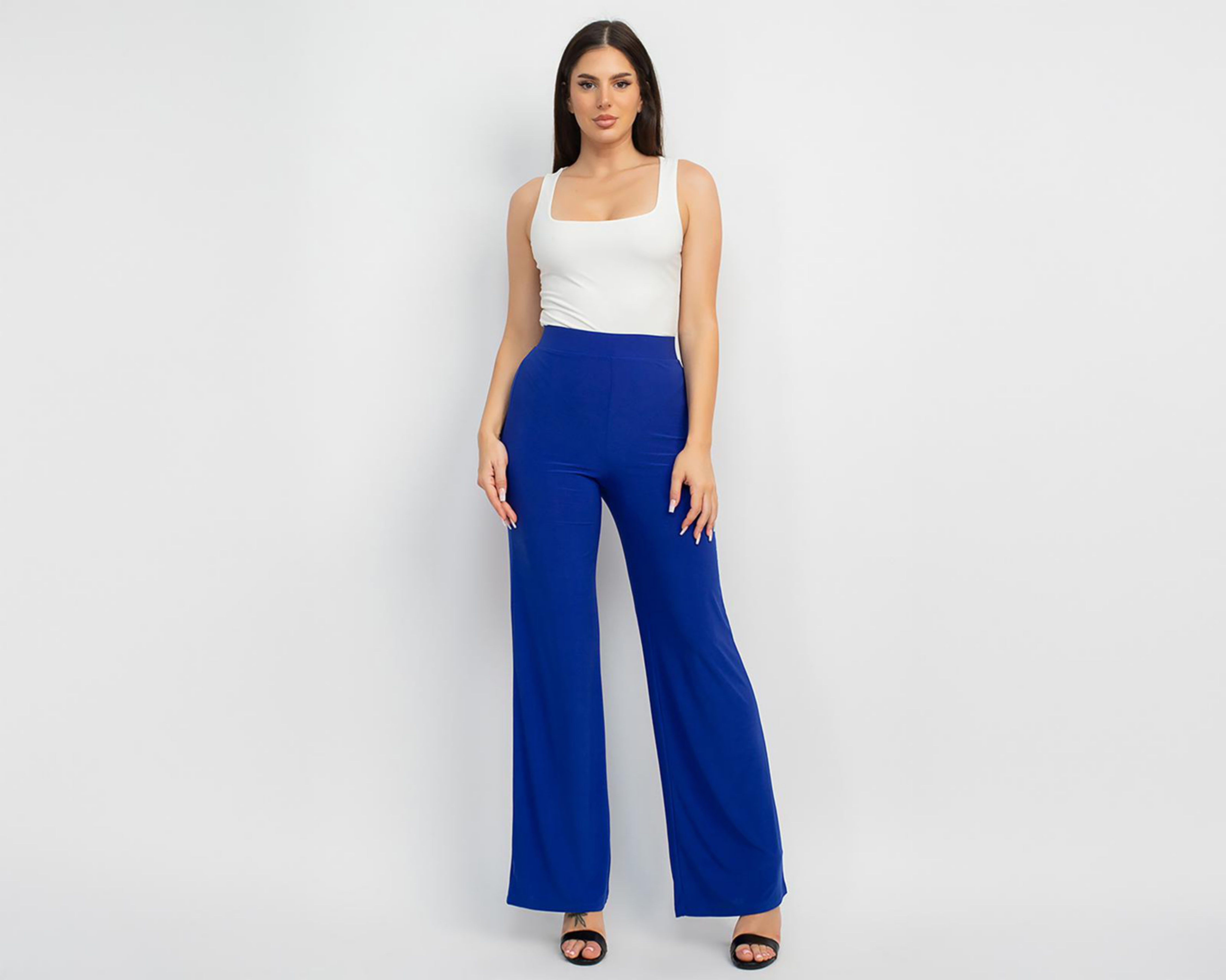 Foto 5 pulgar | Pantalón de Vestir Strona Azul para Mujer