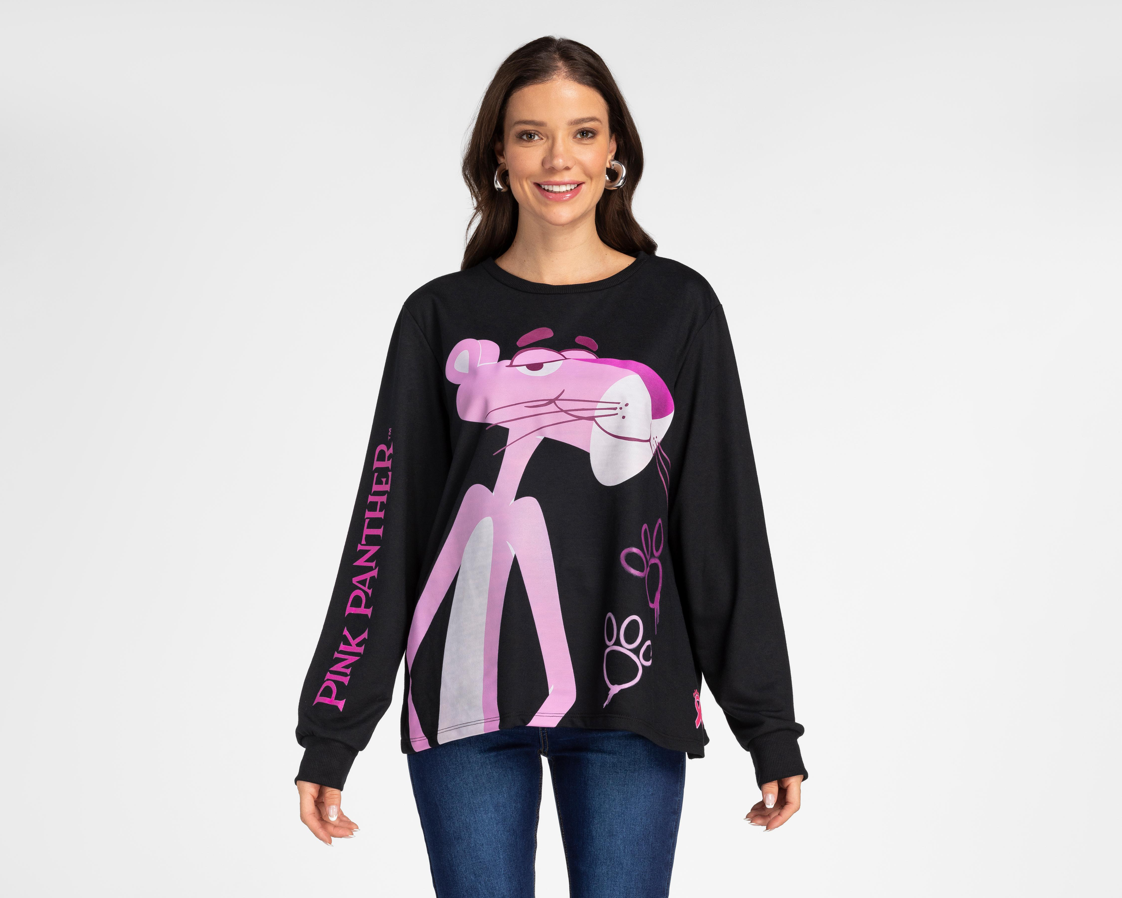 Sudadera Estampada Pink Panther para Mujer