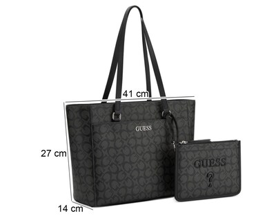 Foto 5 | Bolsa de Hombro Guess Delphine con Monedero
