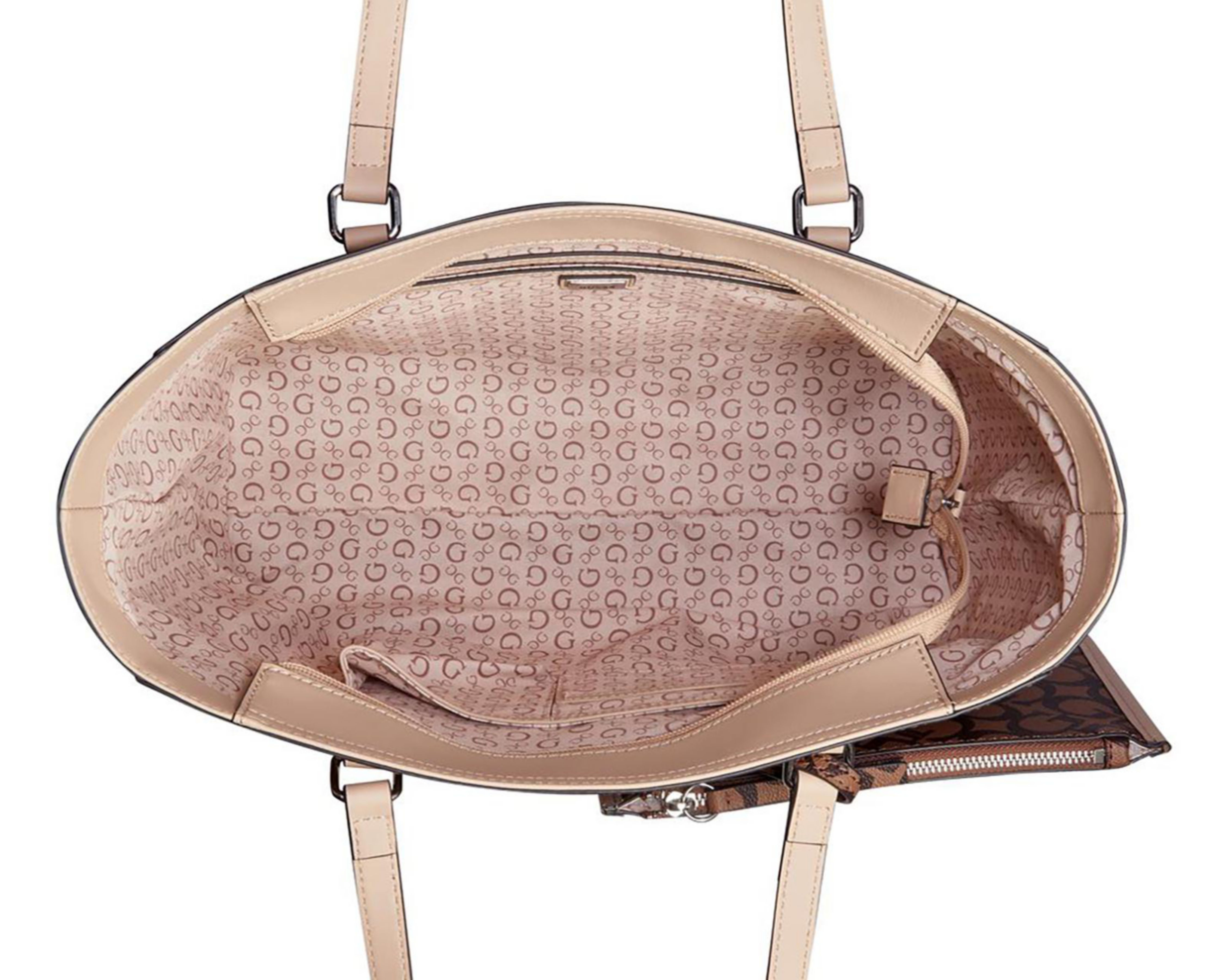 Foto 5 pulgar | Bolsa de Hombro Guess con Monedero