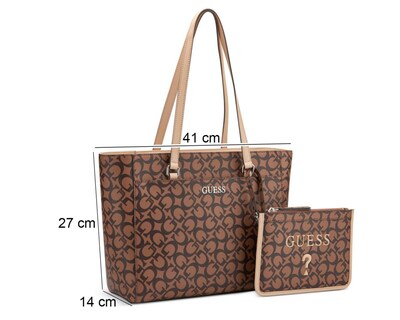 Foto 5 | Bolsa de Hombro Guess con Monedero