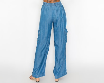 Foto 3 | Pantalón Cargo Strona Azul para Mujer