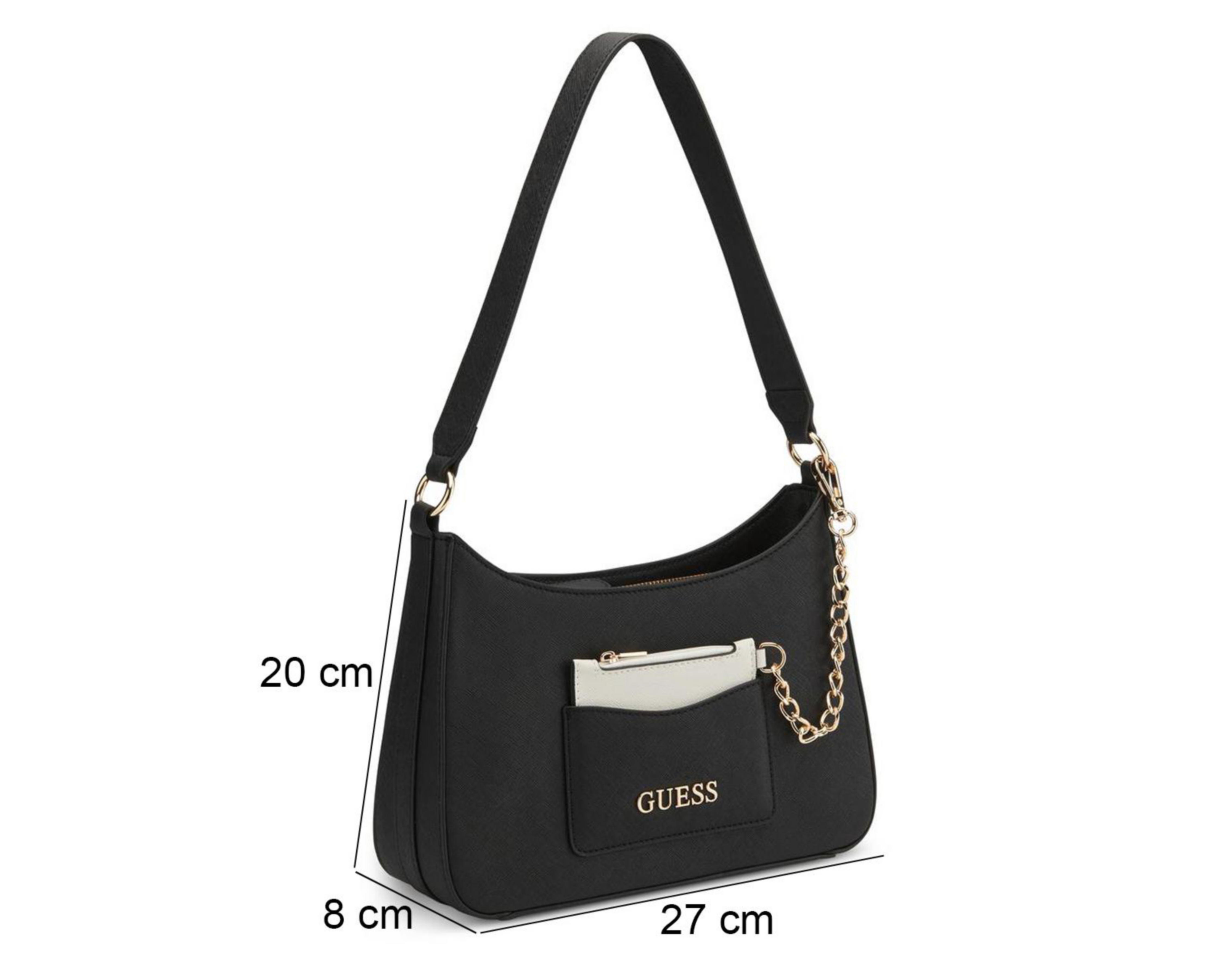 Foto 6 pulgar | Bolsa de Hombro Guess con Monedero