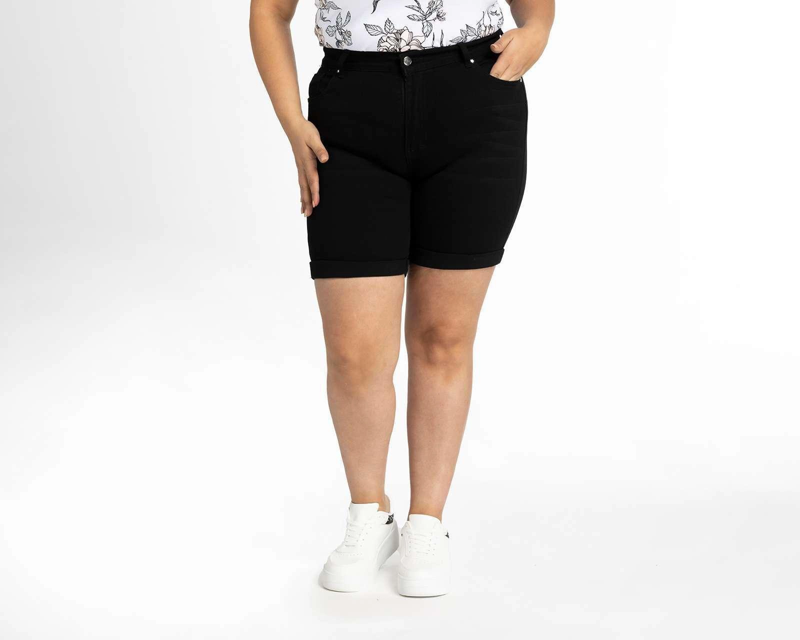 Foto 5 pulgar | Short Lady Sun Negro