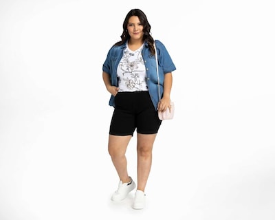 Foto 5 | Short Lady Sun Negro