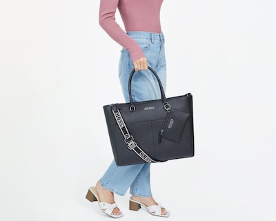 Foto 5 | Bolsa de Hombro Guess con Monedero