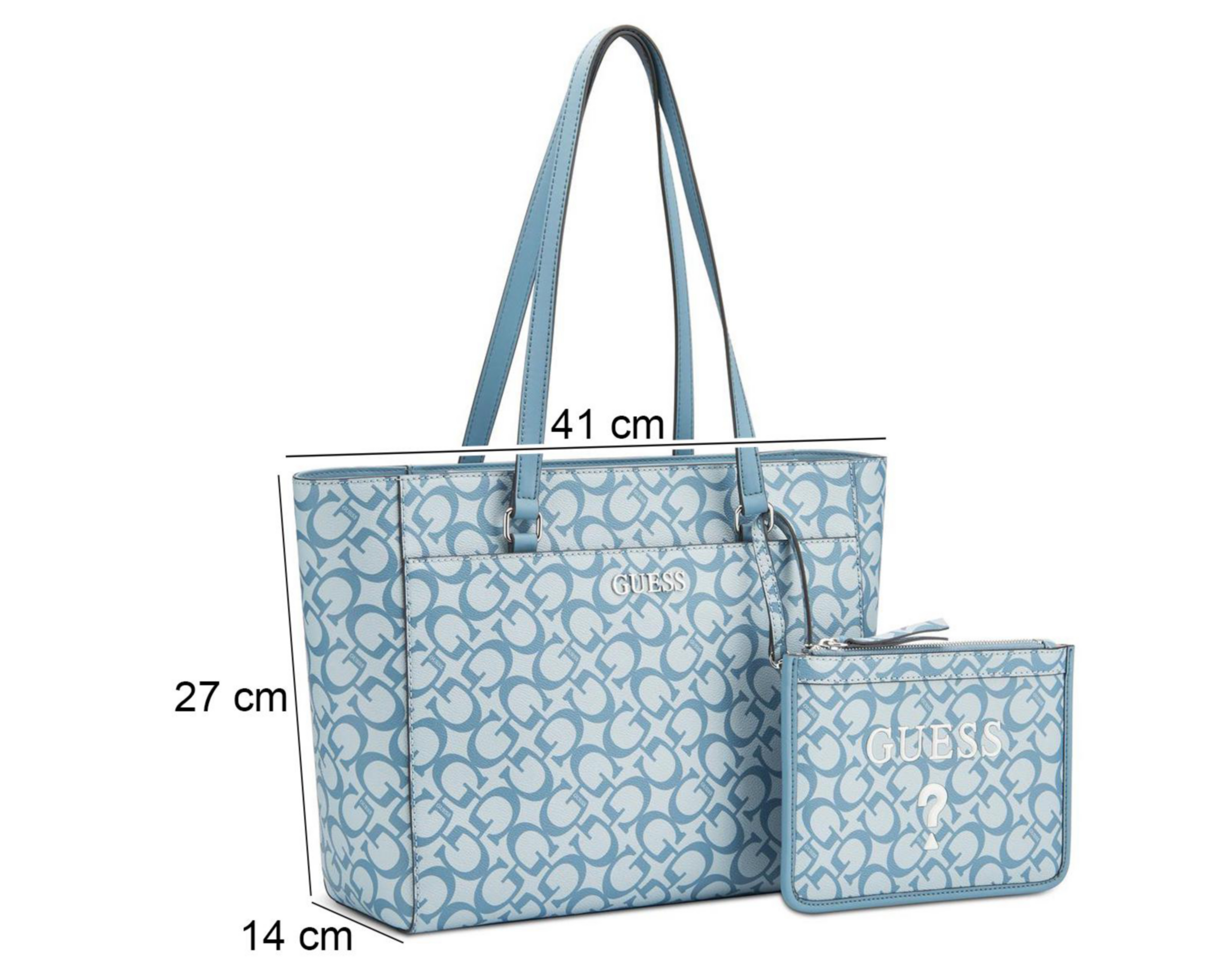 Foto 5 | Bolsa de Hombro Guess con Monedero