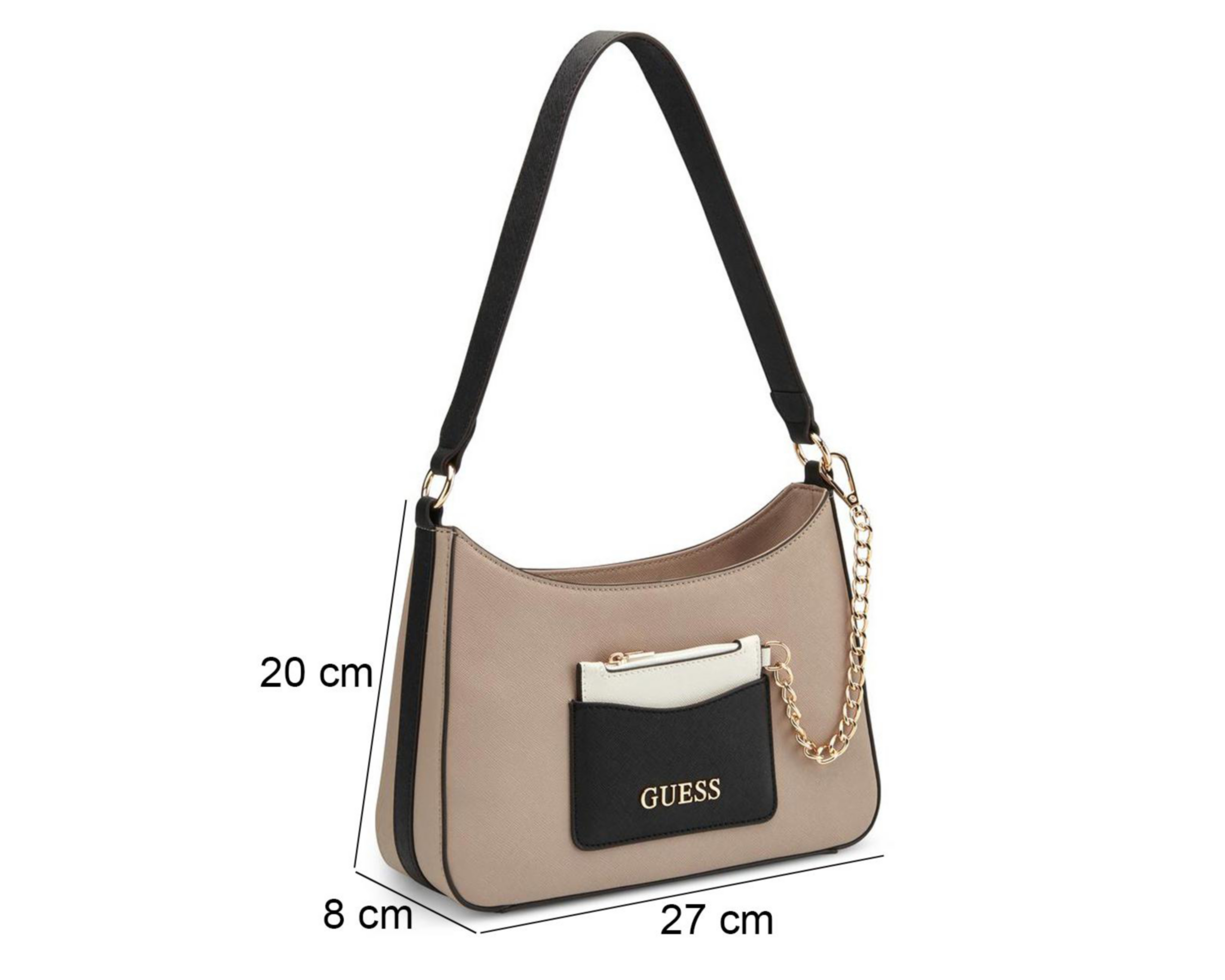 Foto 5 | Bolsa de Hombro Guess con Monedero