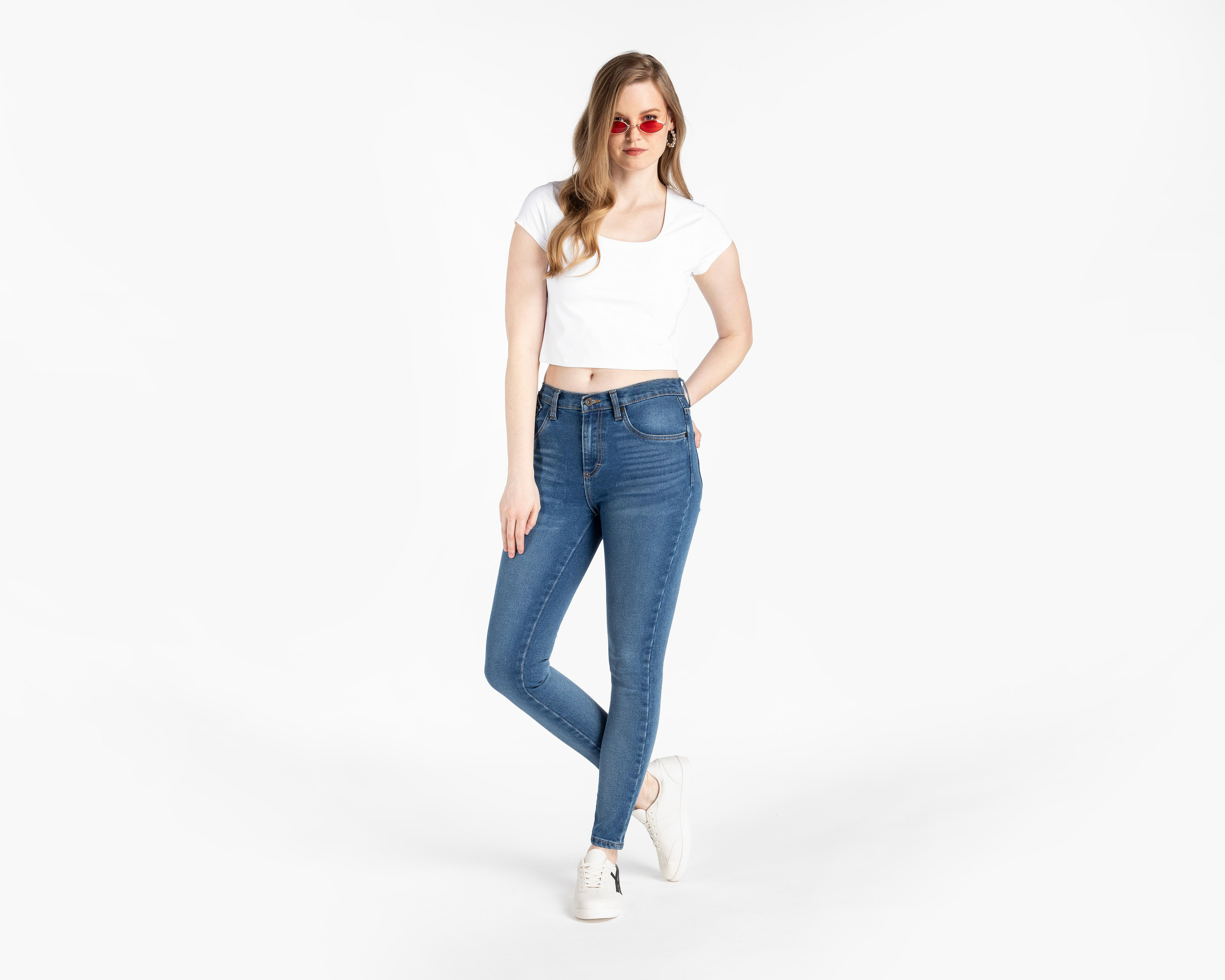 Foto 3 pulgar | Jeans Skinny Lee para Mujer