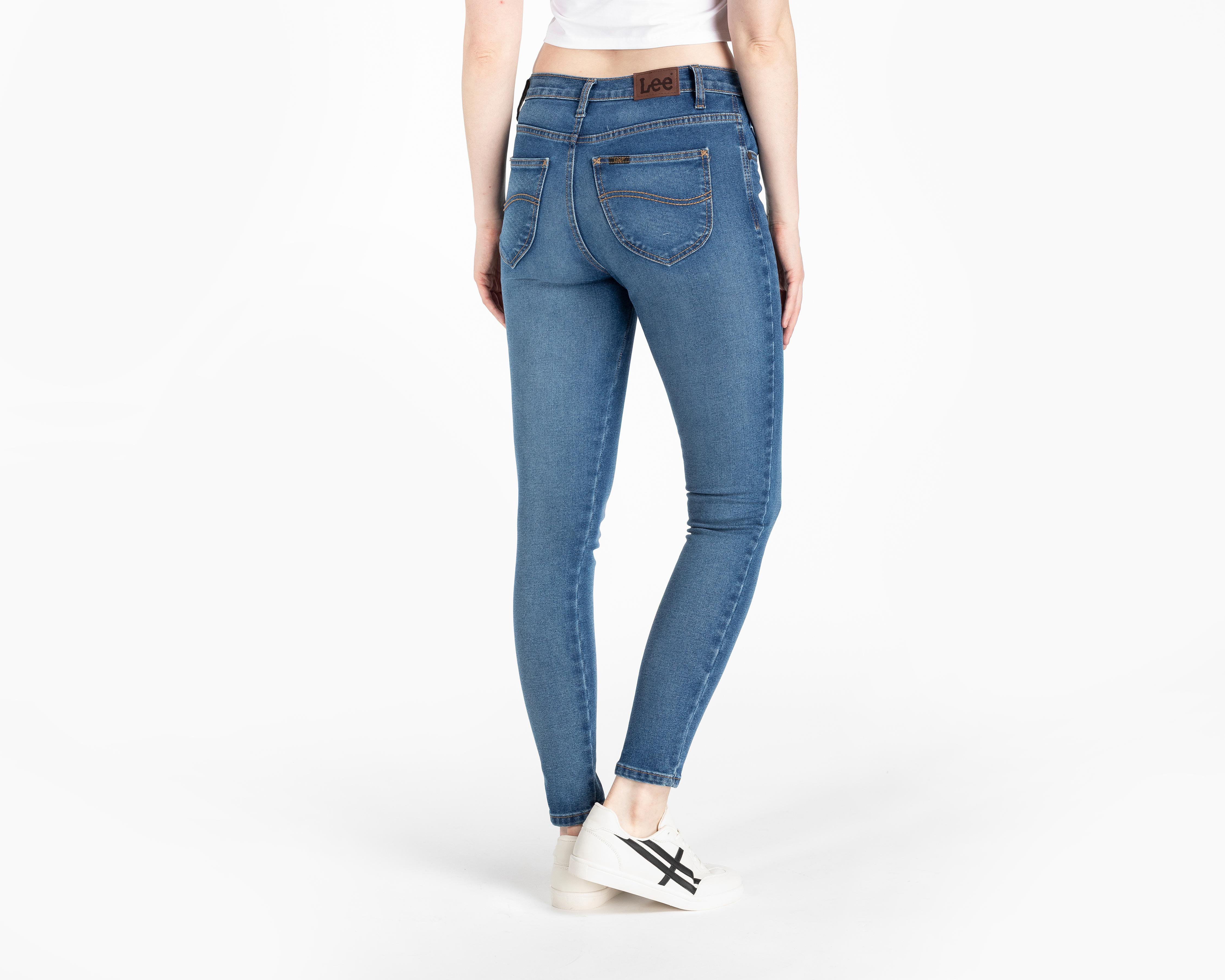 Foto 4 pulgar | Jeans Skinny Lee para Mujer