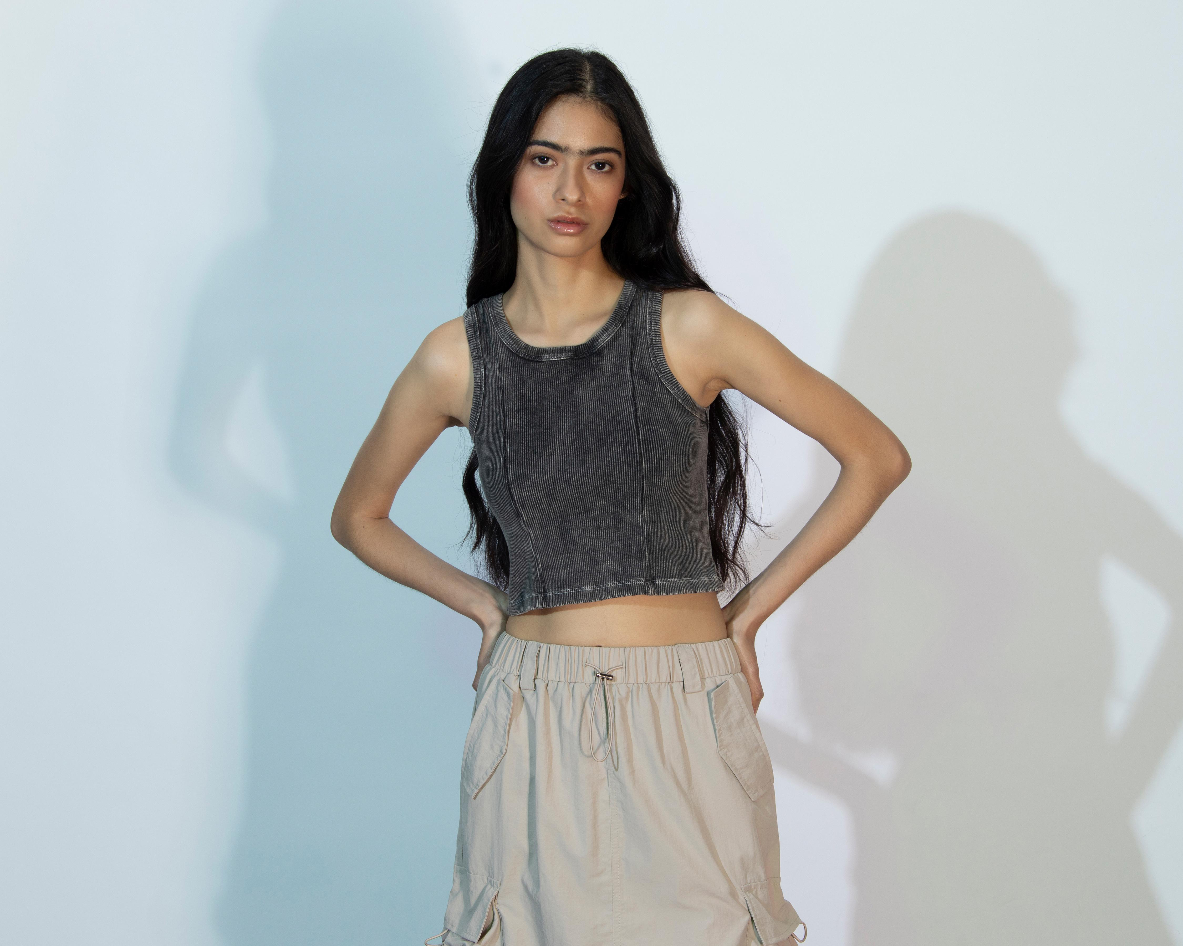 Foto 2 | Playera Strona sin Mangas para Mujer