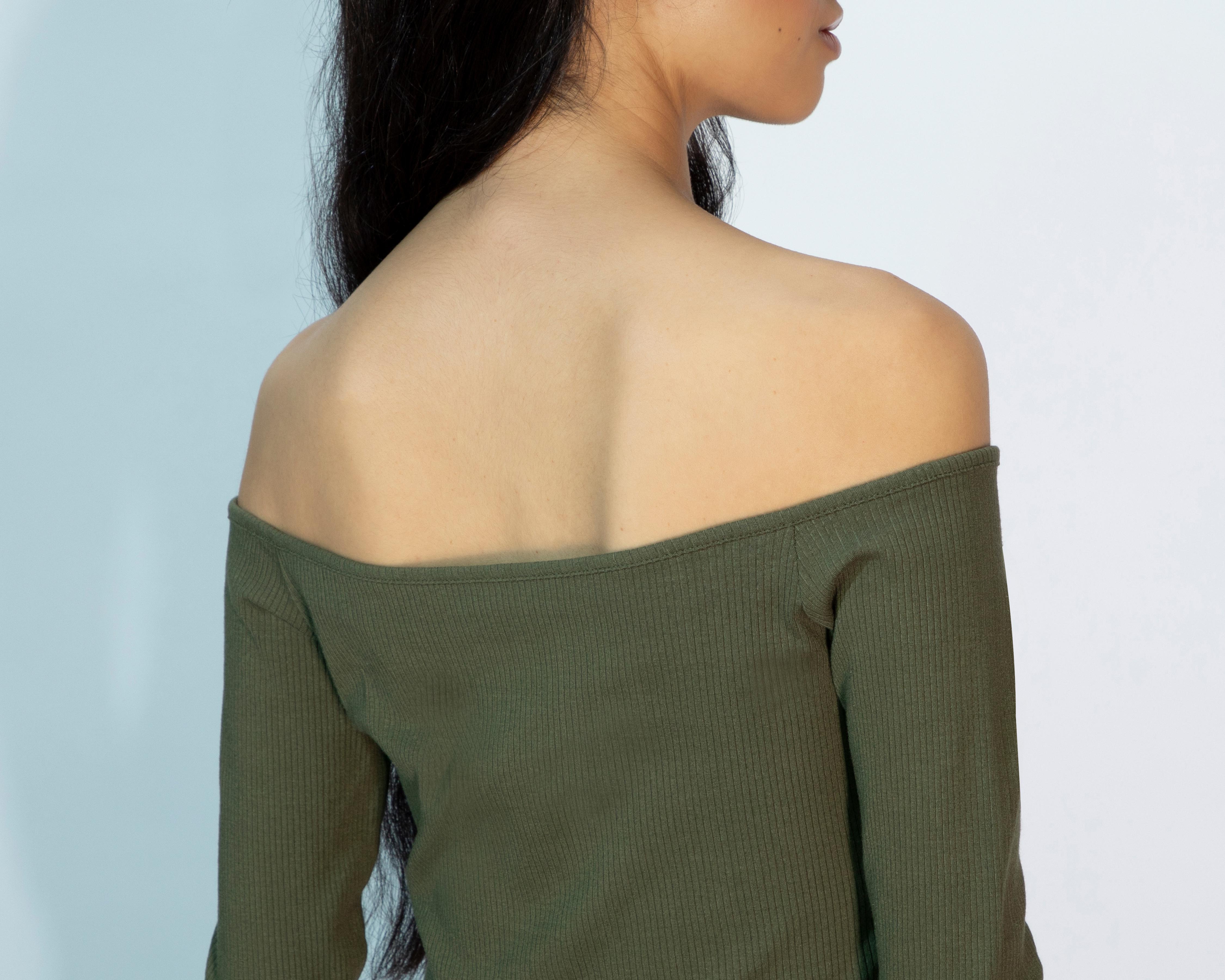 Foto 6 pulgar | Playera Strona Hombros Descubiertos para Mujer