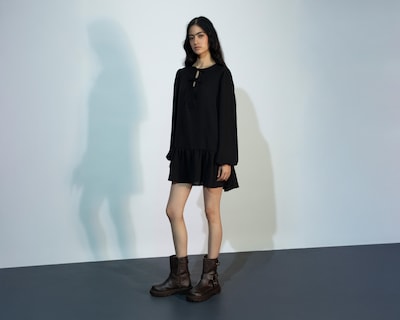 Foto 2 | Vestido Casual Strona Manga Larga con Jareta