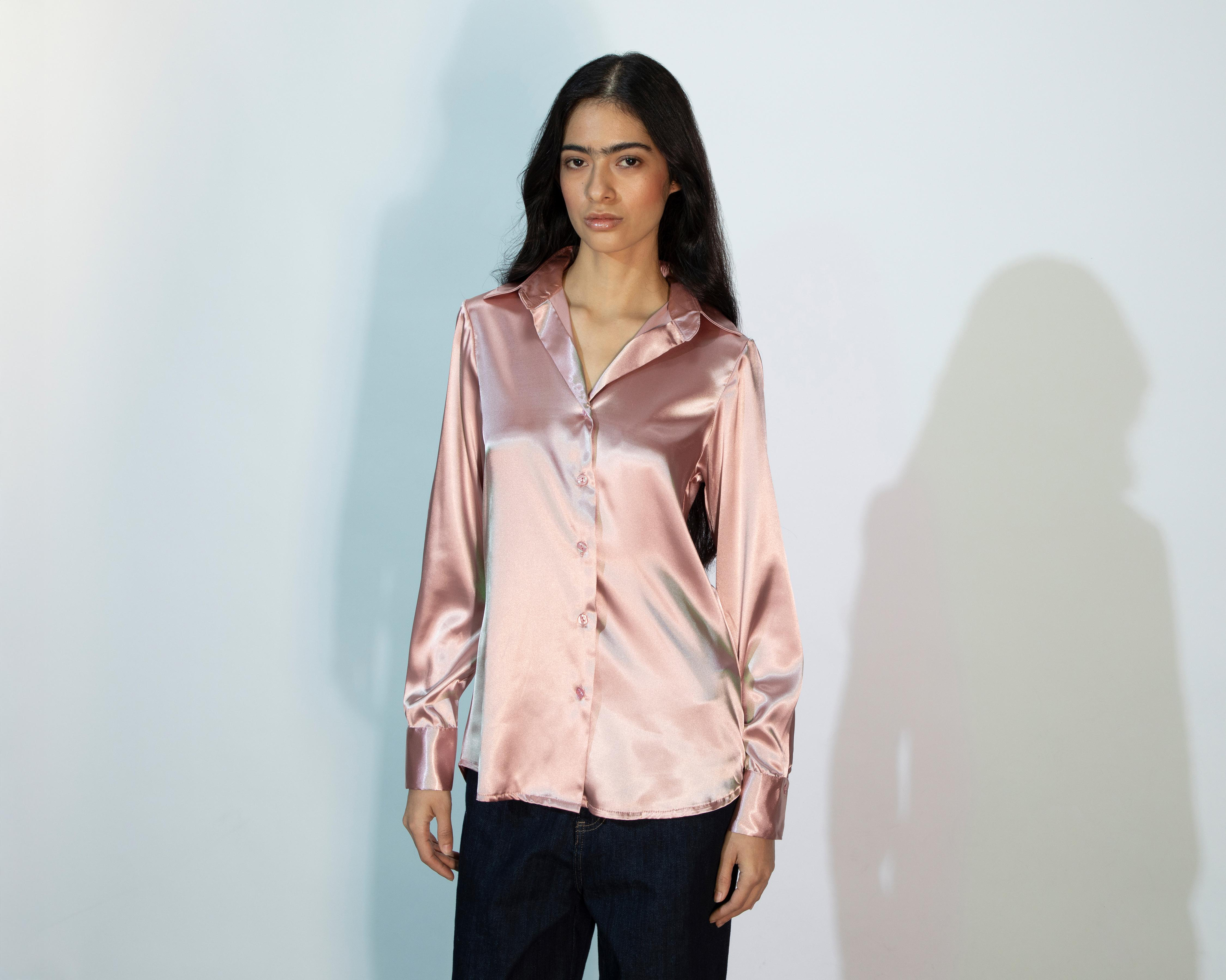 Foto 3 pulgar | Camisa Strona Manga Larga para Mujer