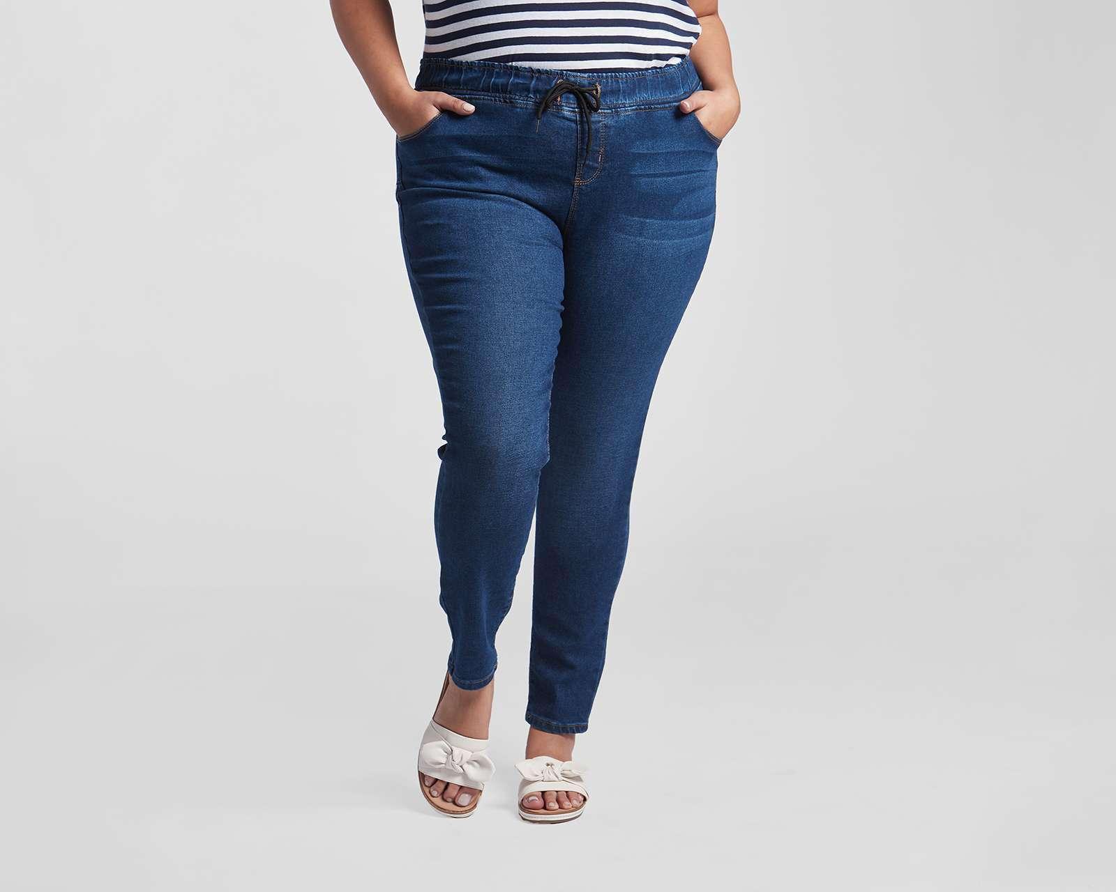Foto 4 | Jeans Sahara Jogger Azul