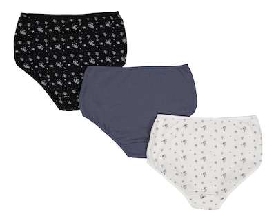 Foto 2 | Pantaleta Estampada Emociones para Mujer 3 Piezas