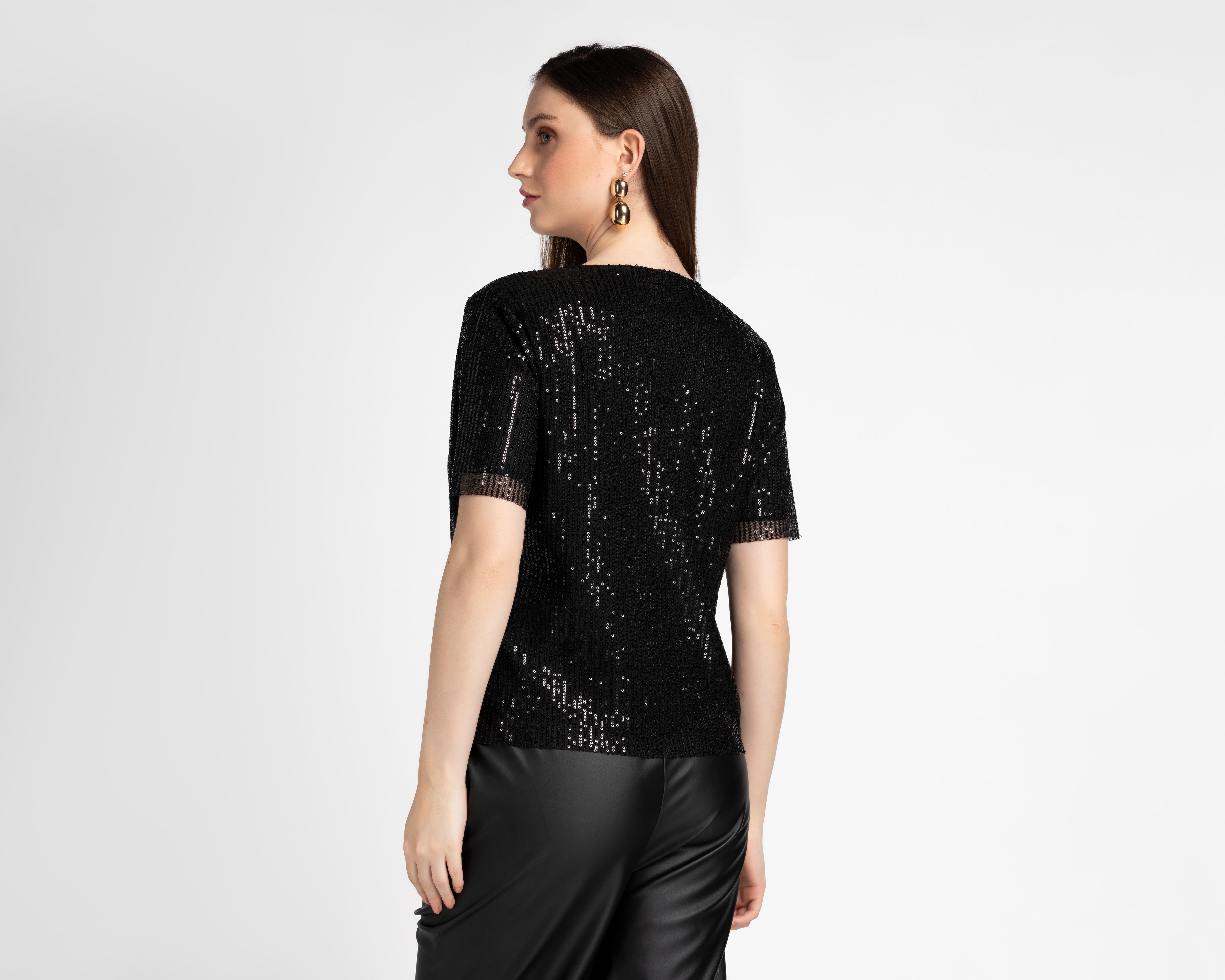 Foto 3 | Blusa Sahara con Lentejuela para Mujer