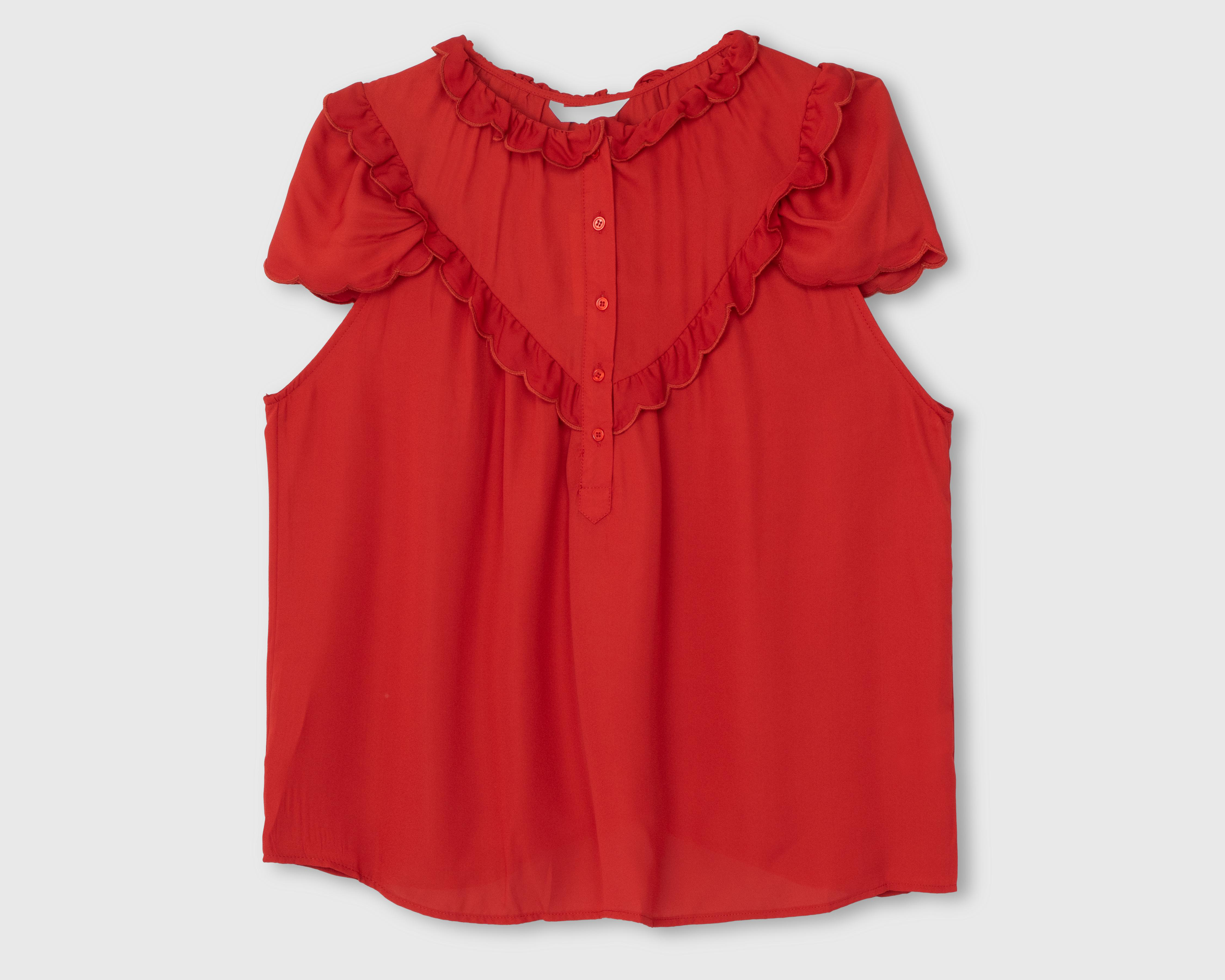 Blusa Lady Sun con Olanes para Mujer