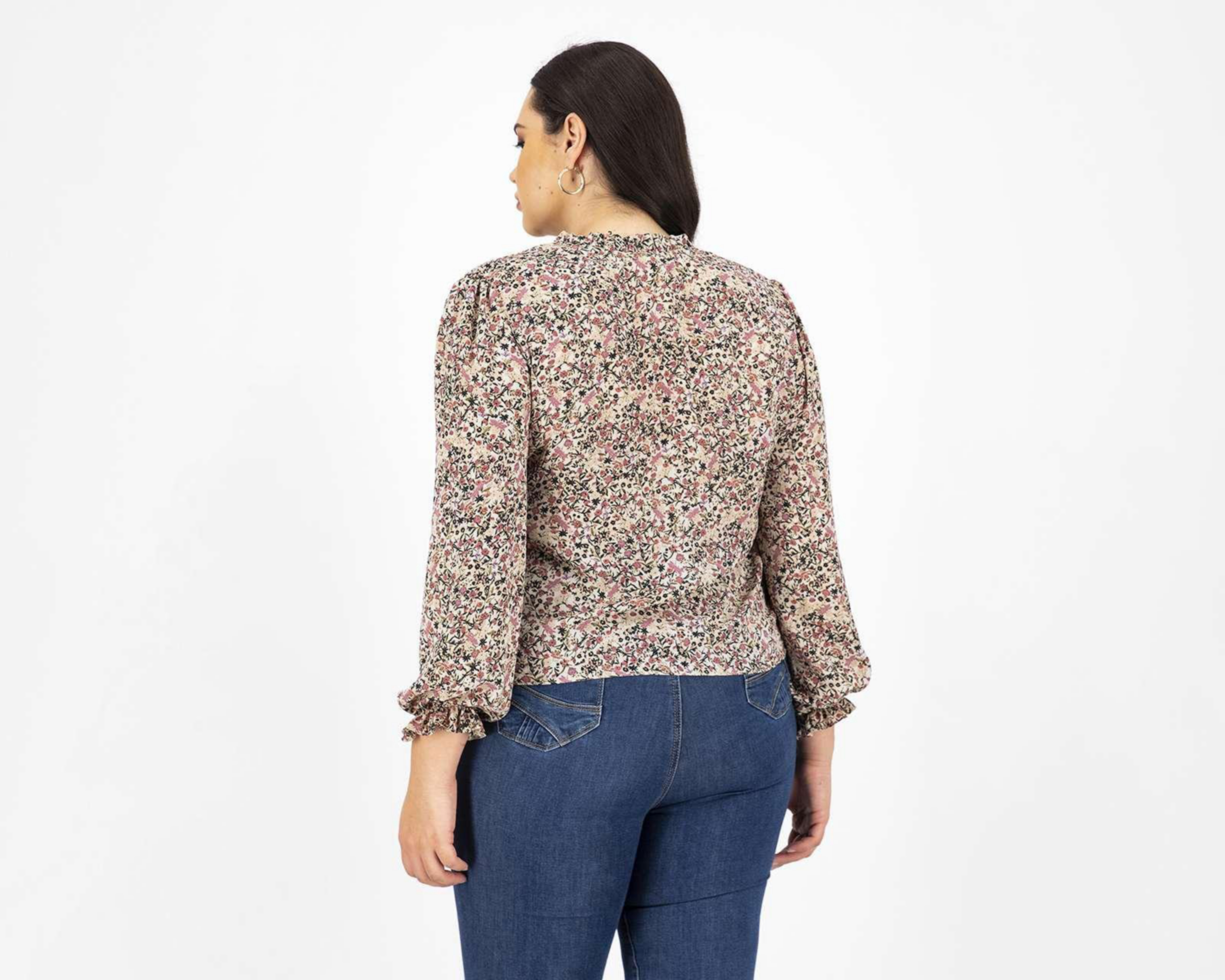 Foto 4 pulgar | Blusa Sahara Manga Larga Estampado Floral