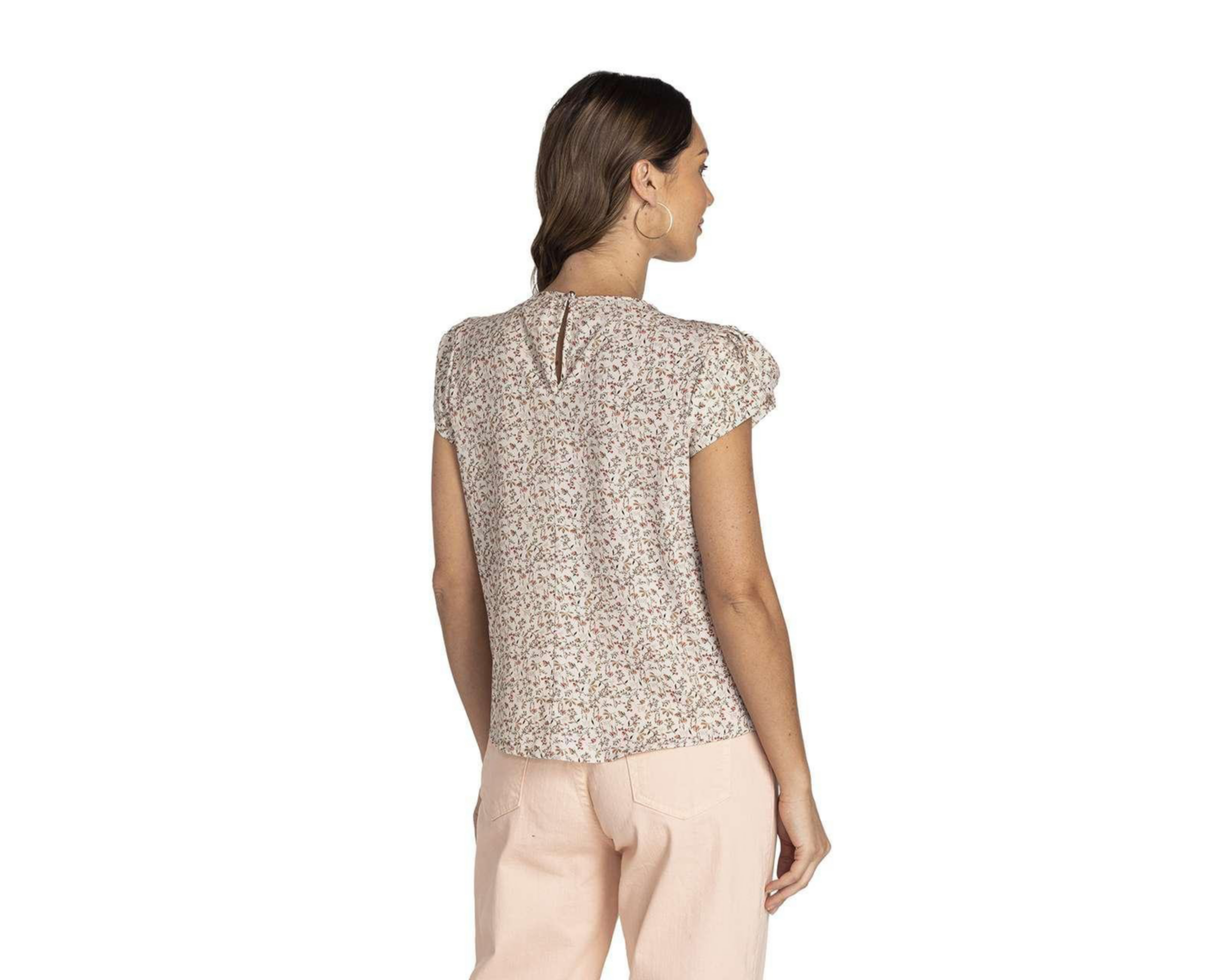Foto 4 pulgar | Blusa Sahara Manga Corta Cuello Redondo