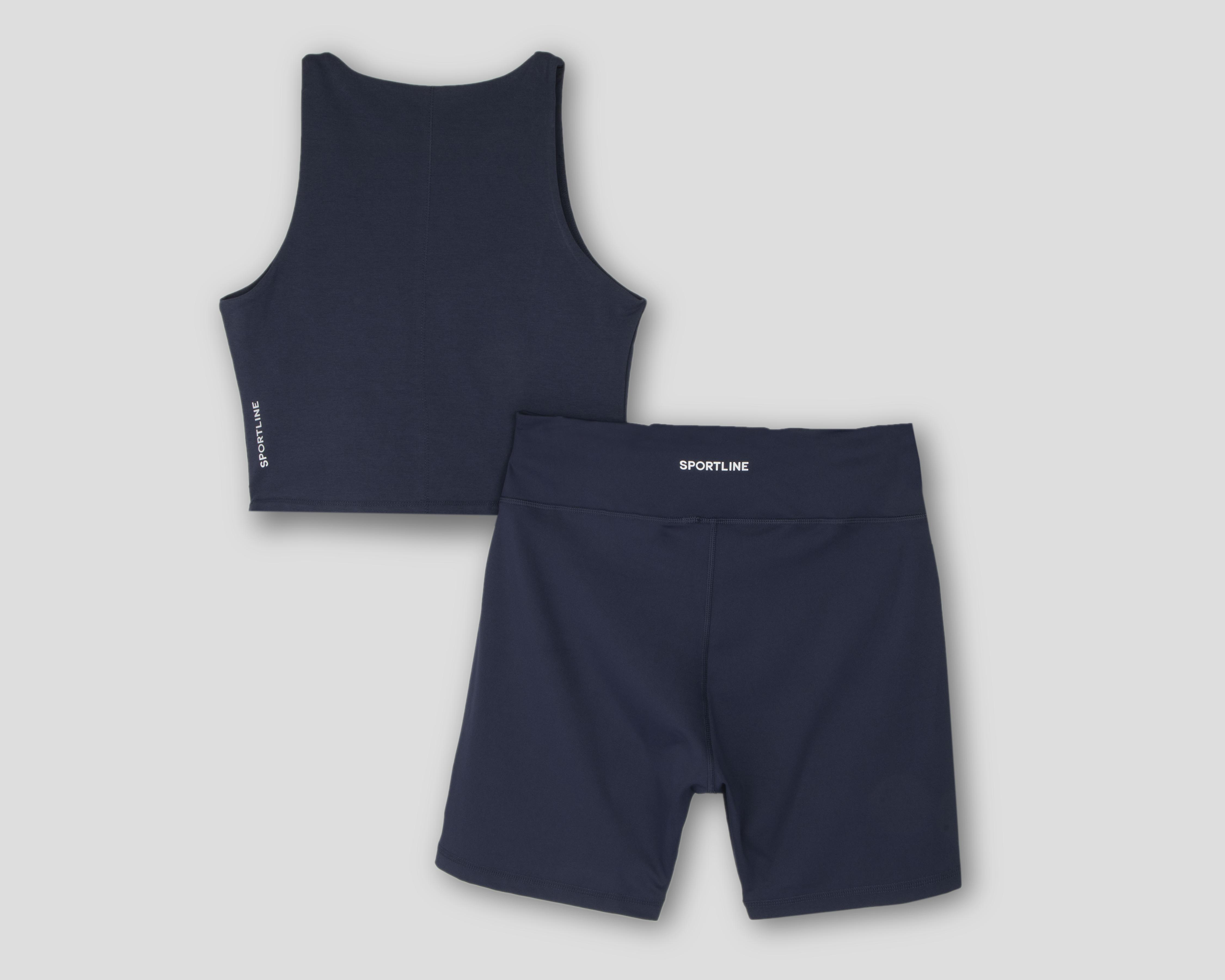 Foto 3 pulgar | Playera y Short de Entrenamiento Sportline para Mujer