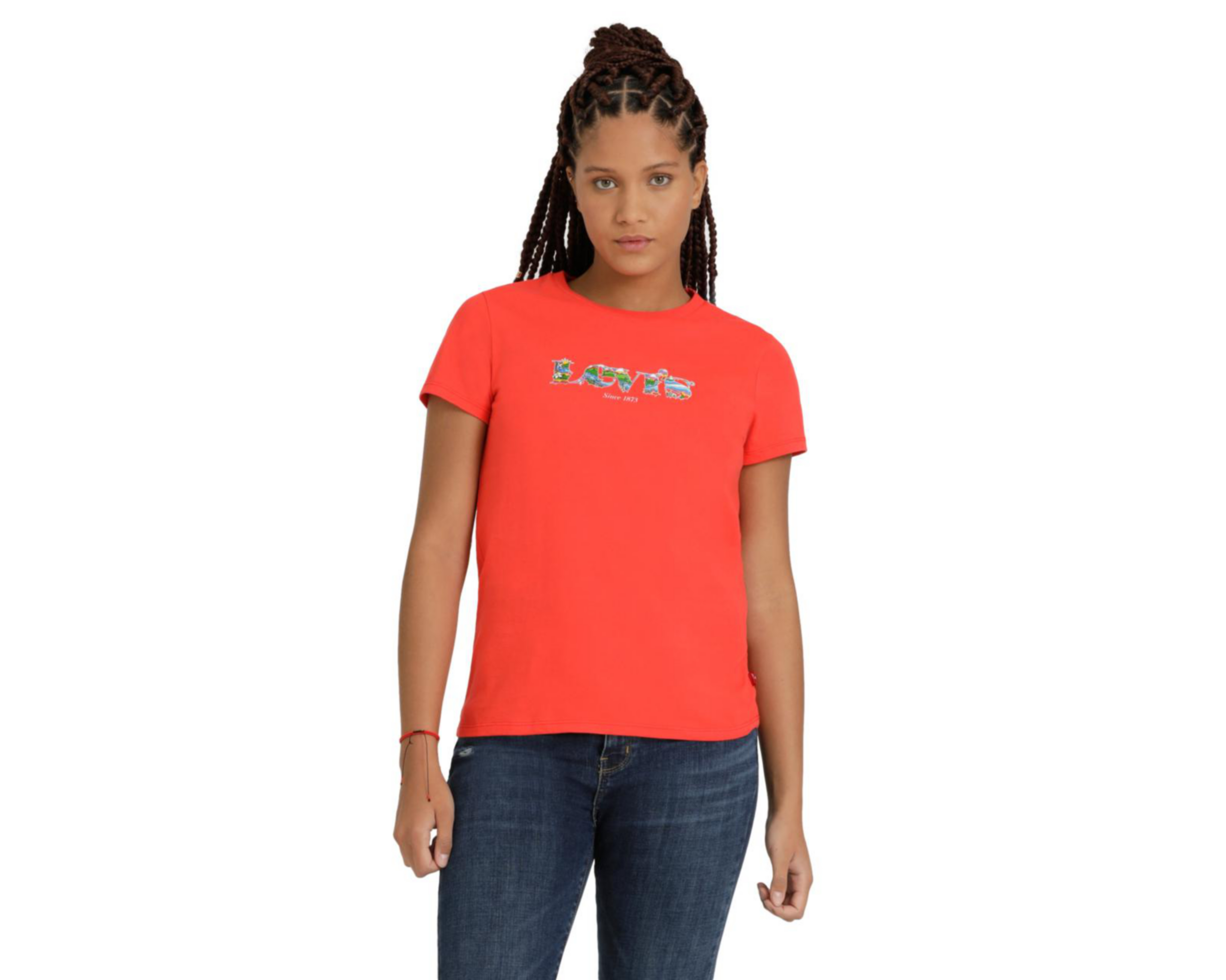 Foto 2 pulgar | Playera Levi's Manga Corta para Mujer