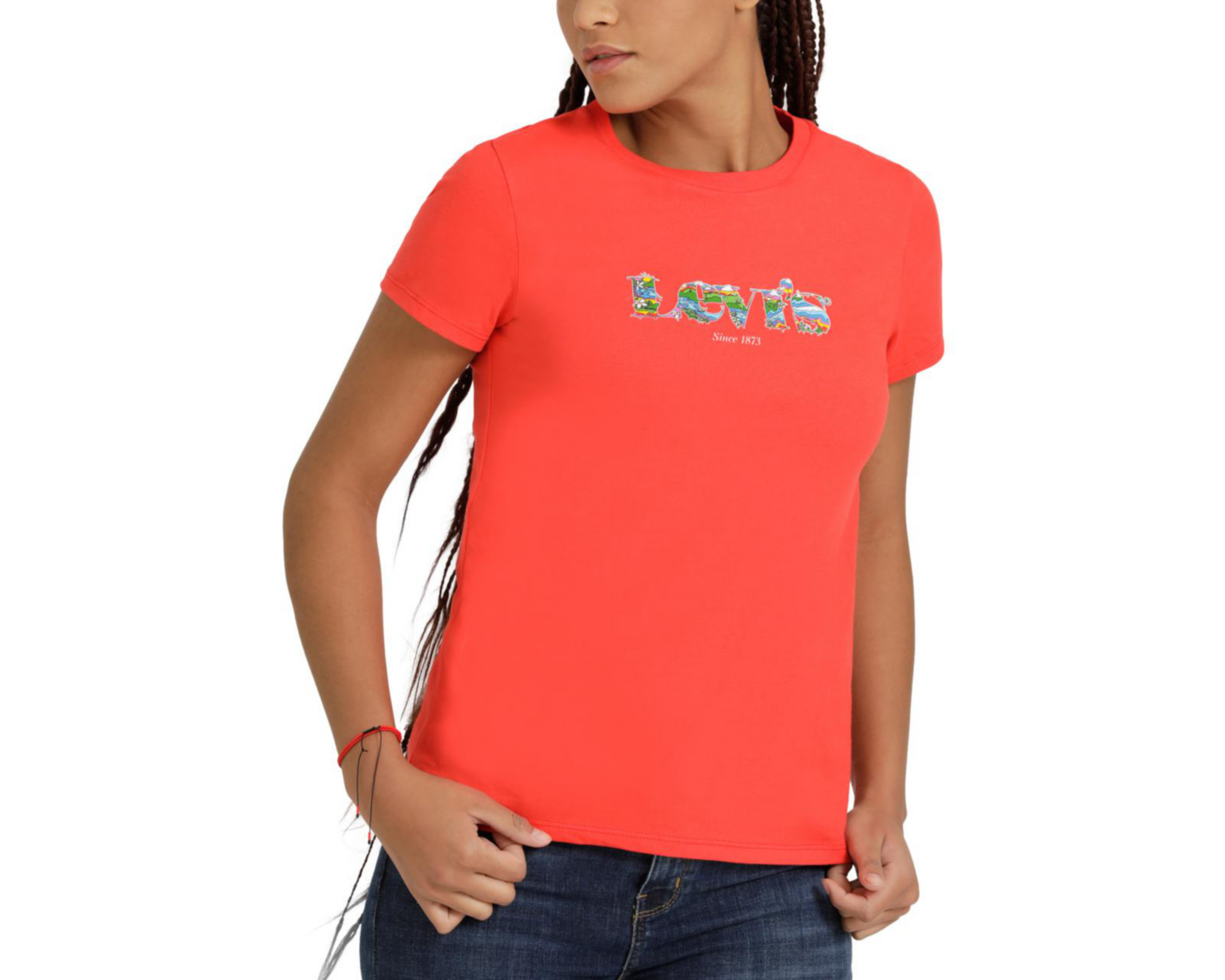 Foto 6 pulgar | Playera Levi's Manga Corta para Mujer