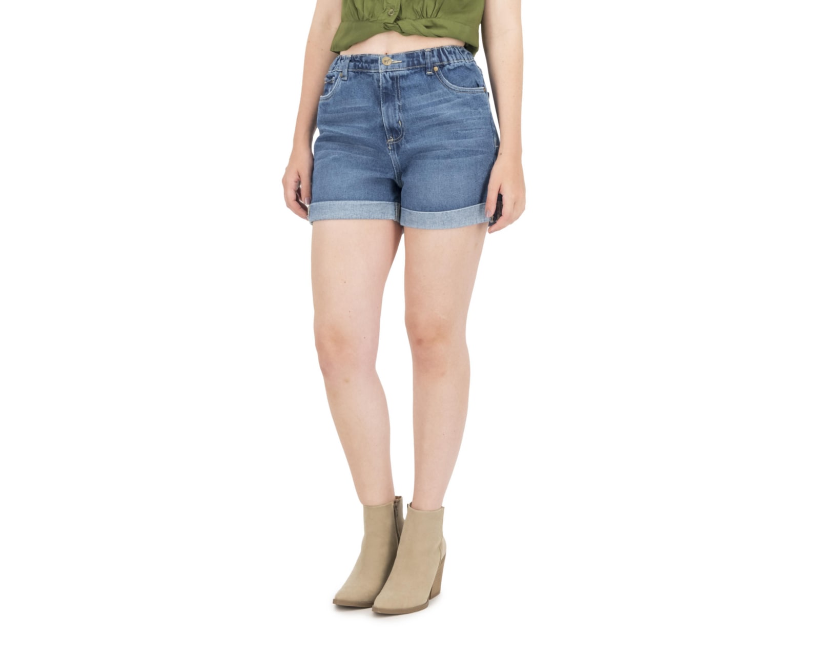 Short de best sale mezclilla mujer coppel