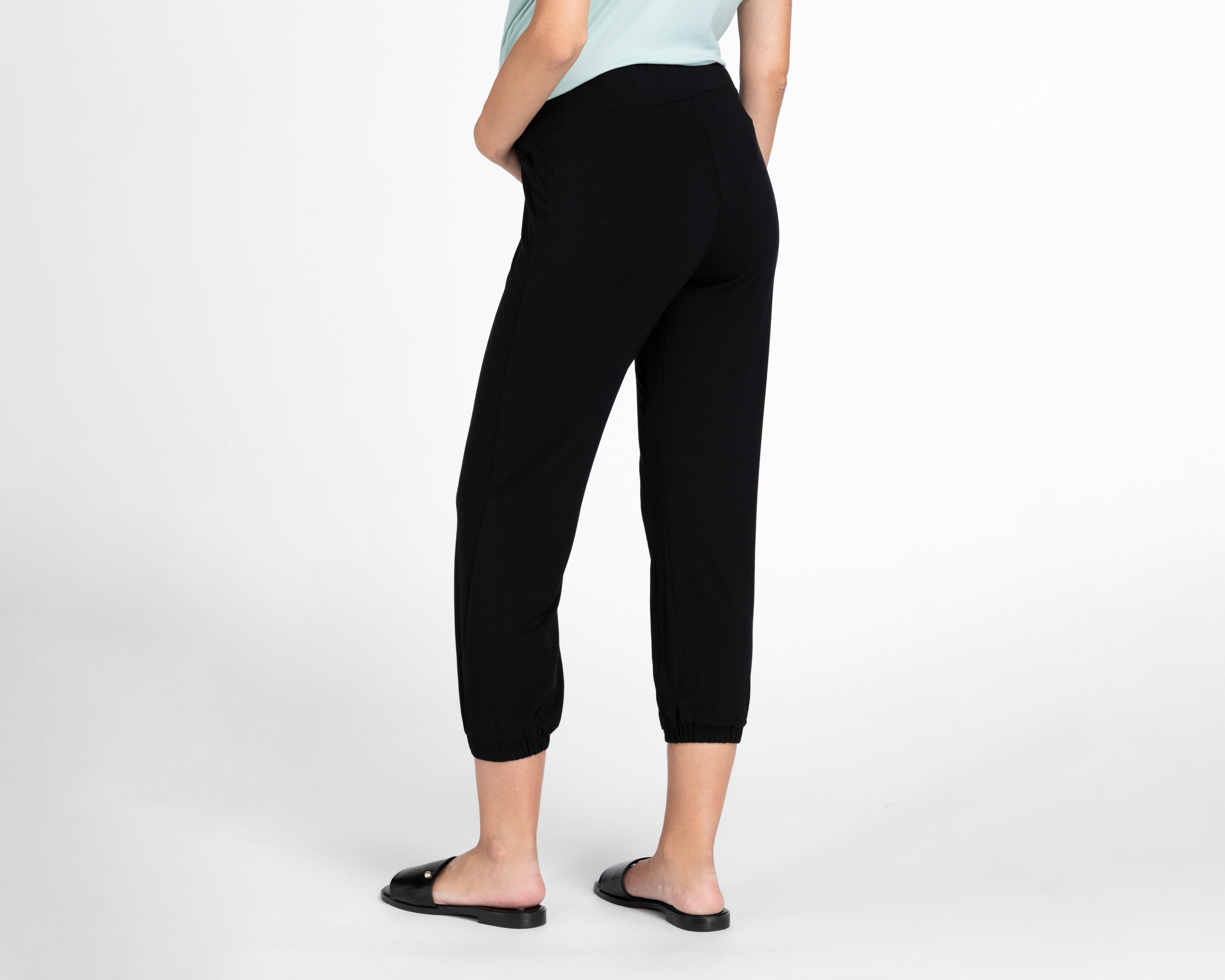 Foto 4 pulgar | Pantalón de Maternidad Mamá Bella Negro