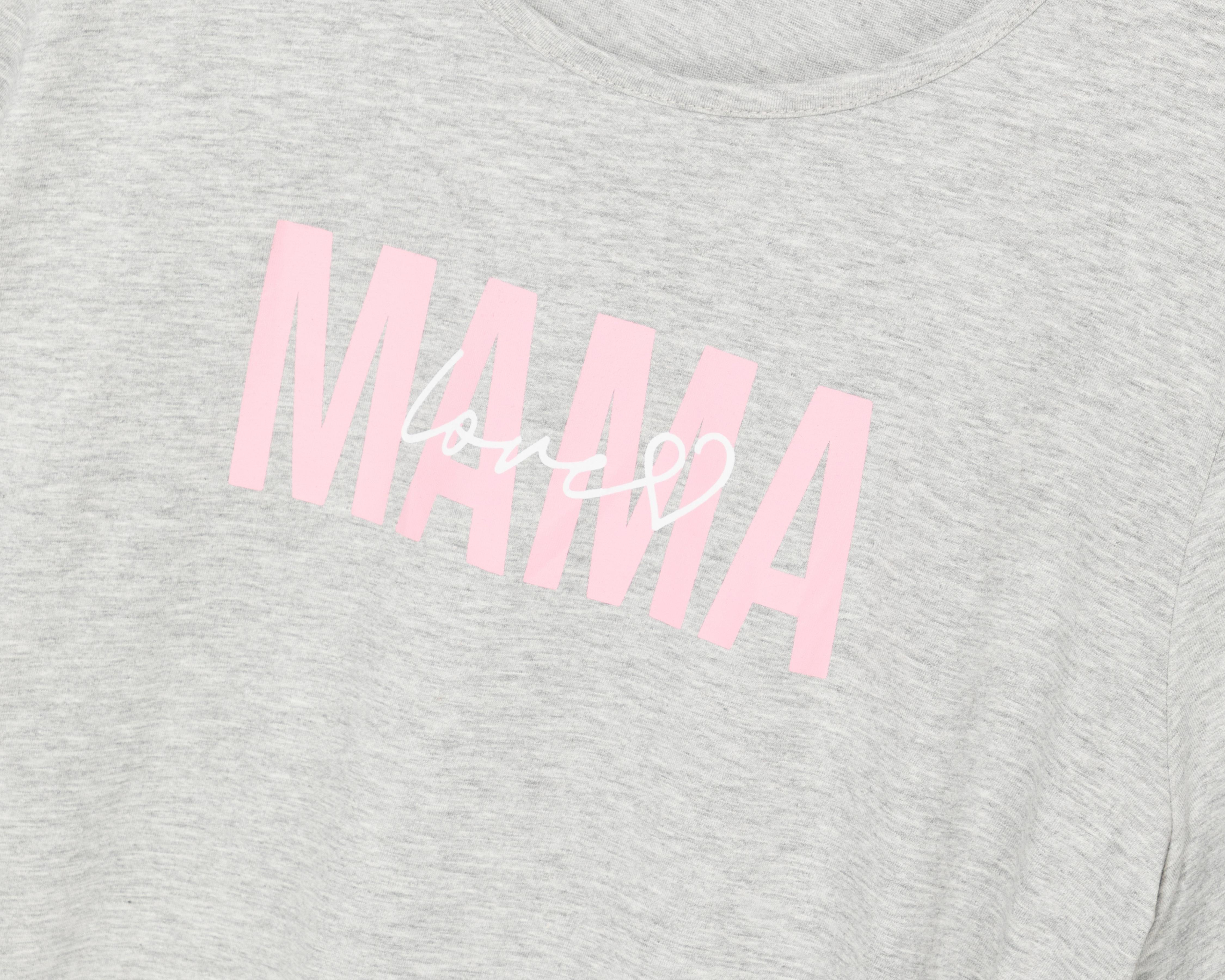 Foto 4 pulgar | Playera de Maternidad Mamá Bella Manga Corta