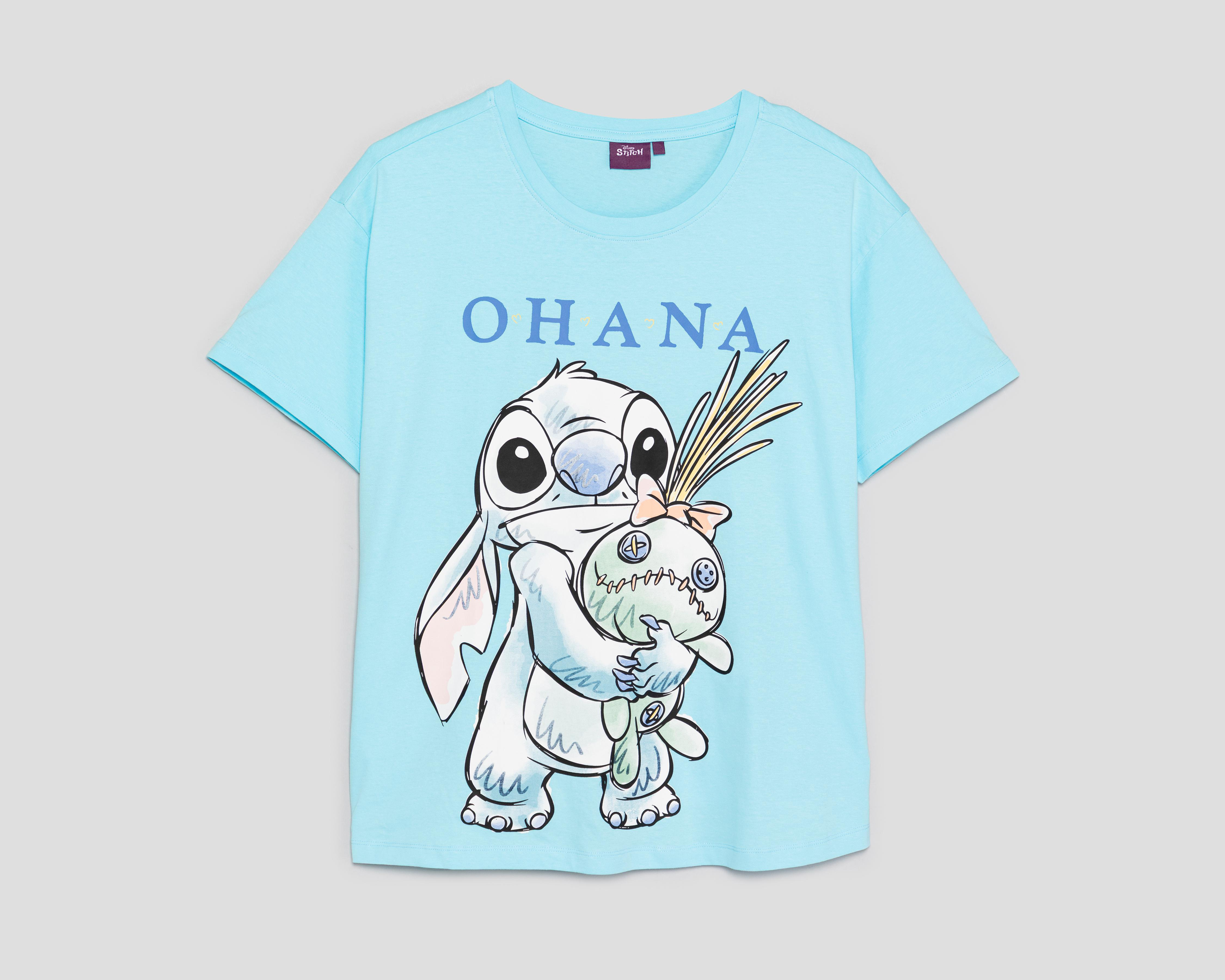 Playera Estampada Disney Stitch para Mujer
