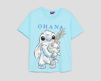 Foto 1 | Playera Estampada Disney Stitch para Mujer