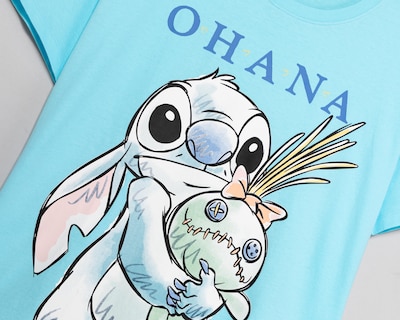 Foto 3 | Playera Estampada Disney Stitch para Mujer