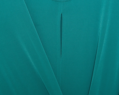 Foto 3 | Vestido Coctel Sahara Verde con Lazo Manga Corta para Mujer