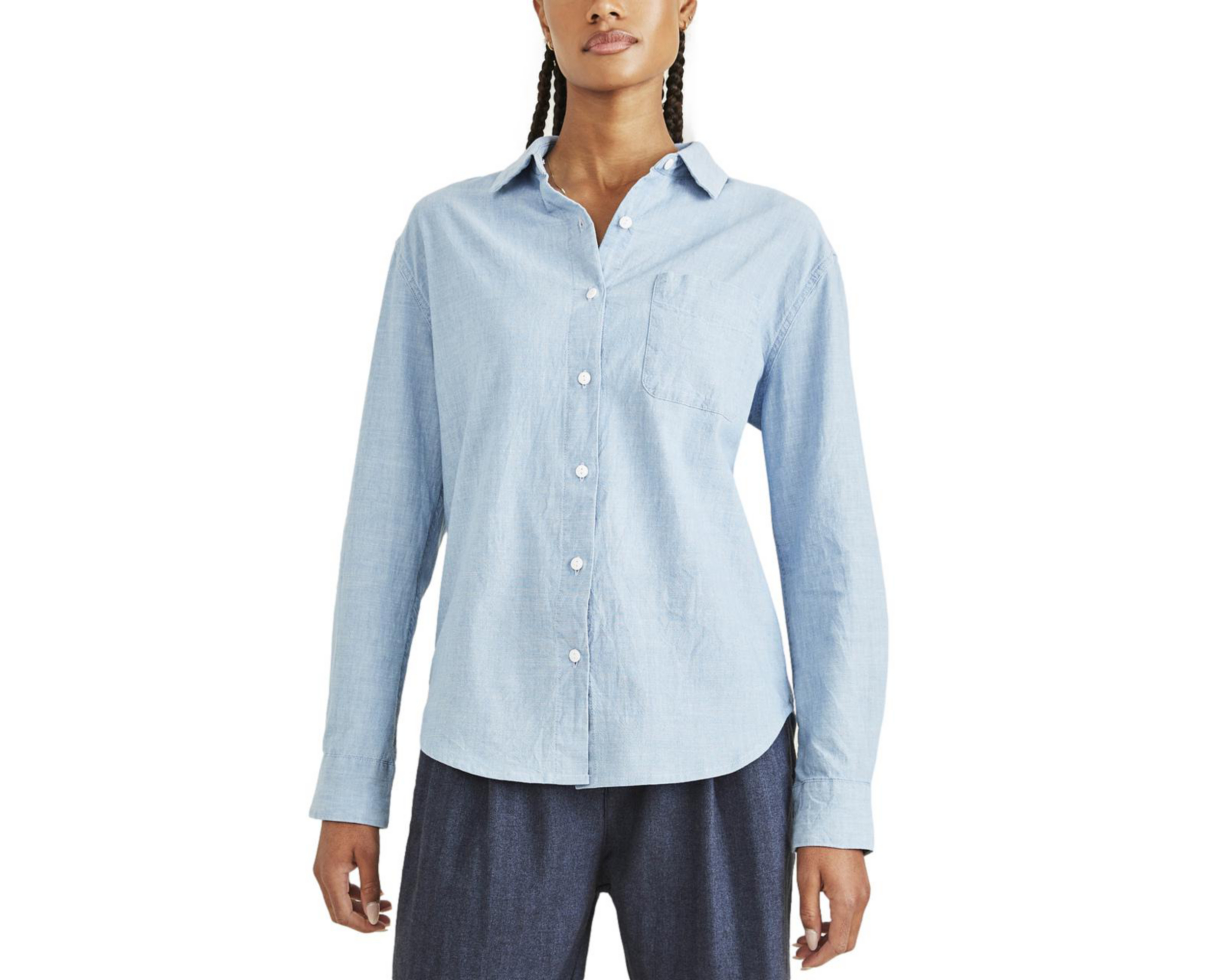 Foto 2 | Blusa Dockers Manga Larga con Botones