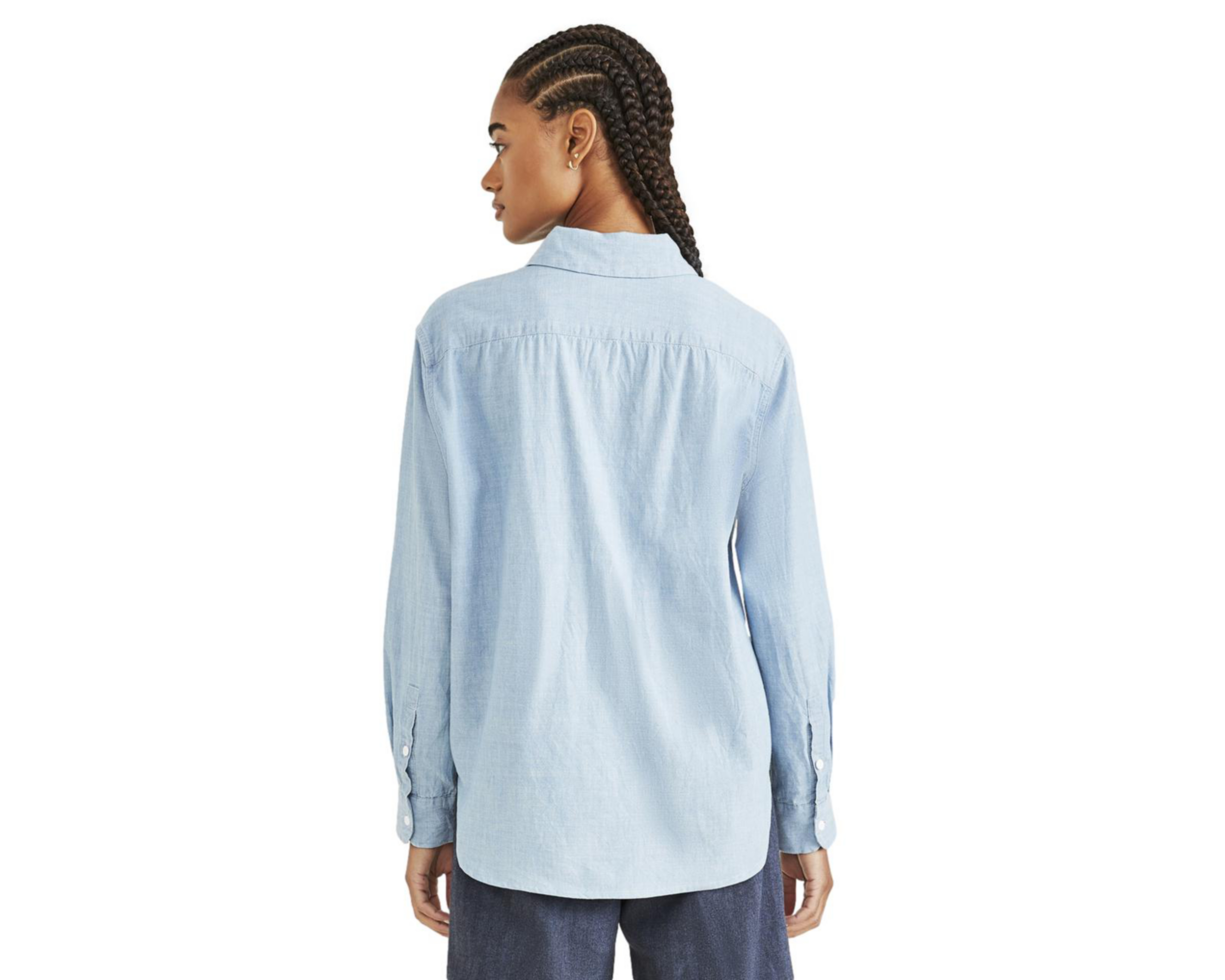 Foto 4 pulgar | Blusa Dockers Manga Larga con Botones
