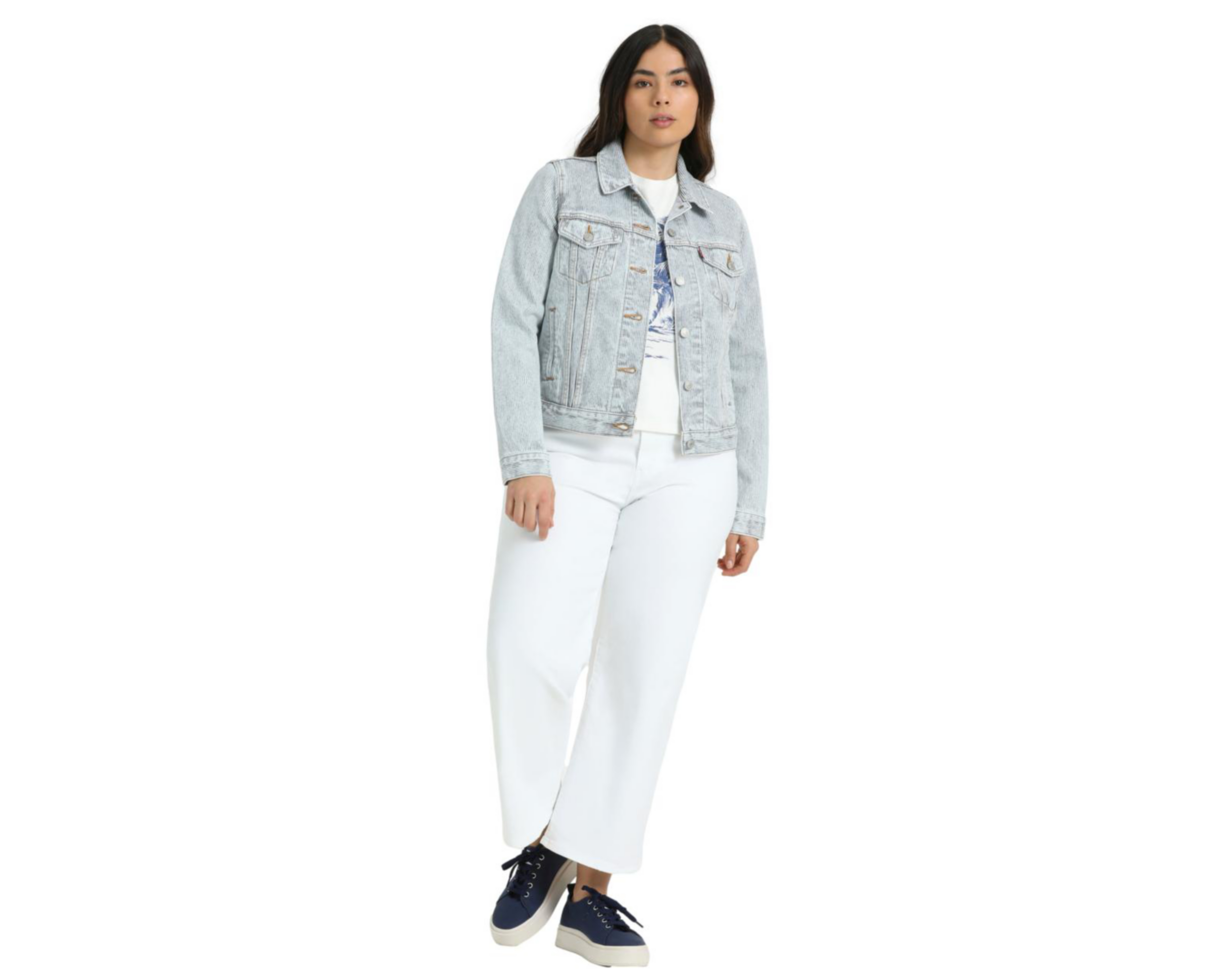 Foto 7 pulgar | Chamarra de Mezclilla con Botones Levi's para Mujer