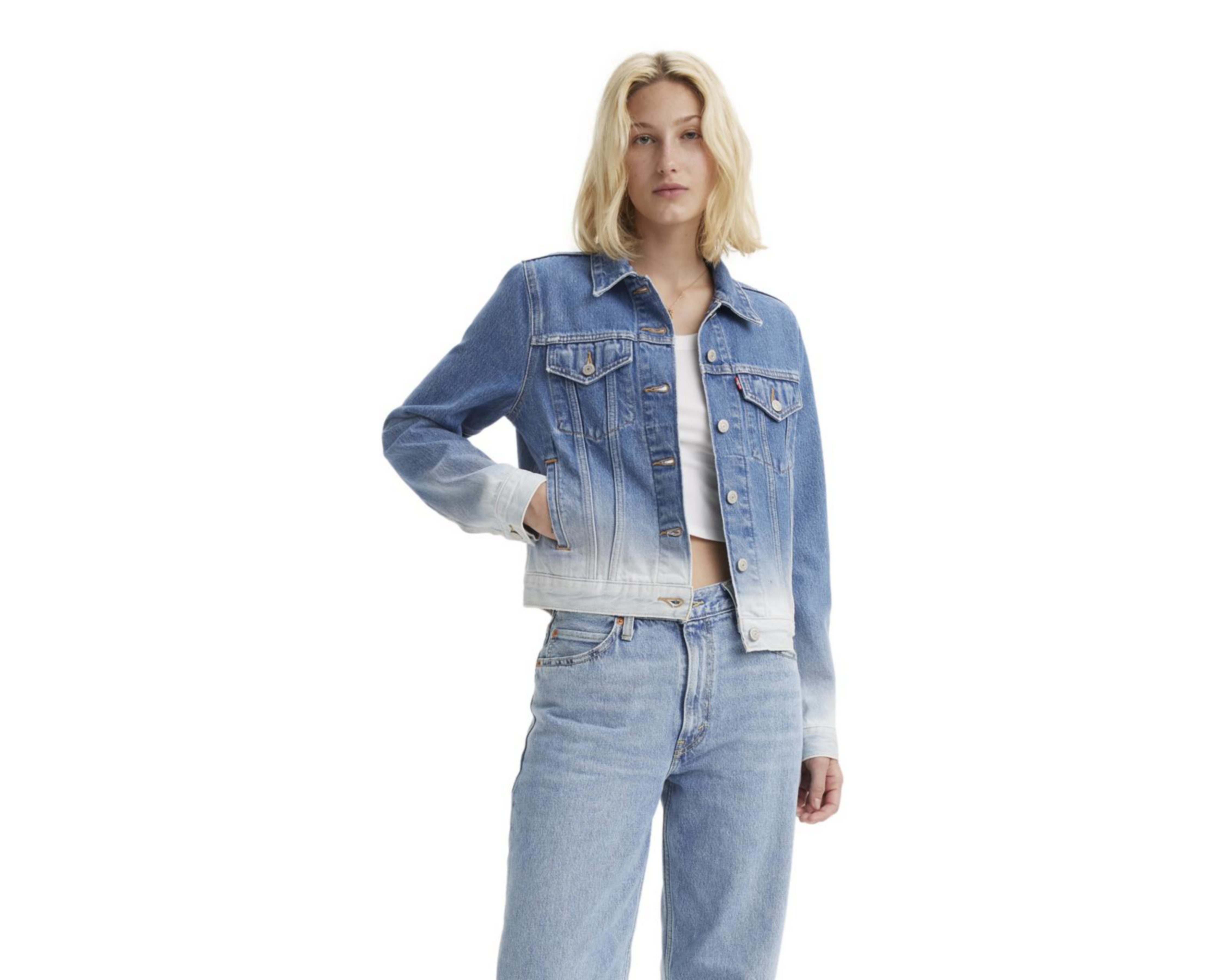 Foto 1 | Chamarra Levi's Trucker de Mezclilla